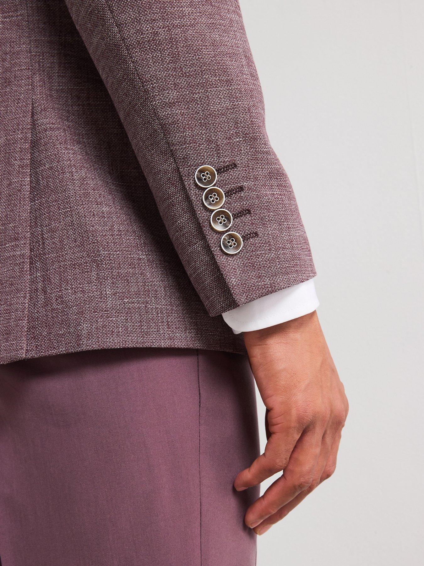 Image 4 of 6 of Skopes Jamie Tailored Fit Suit Jacket - Dark Red