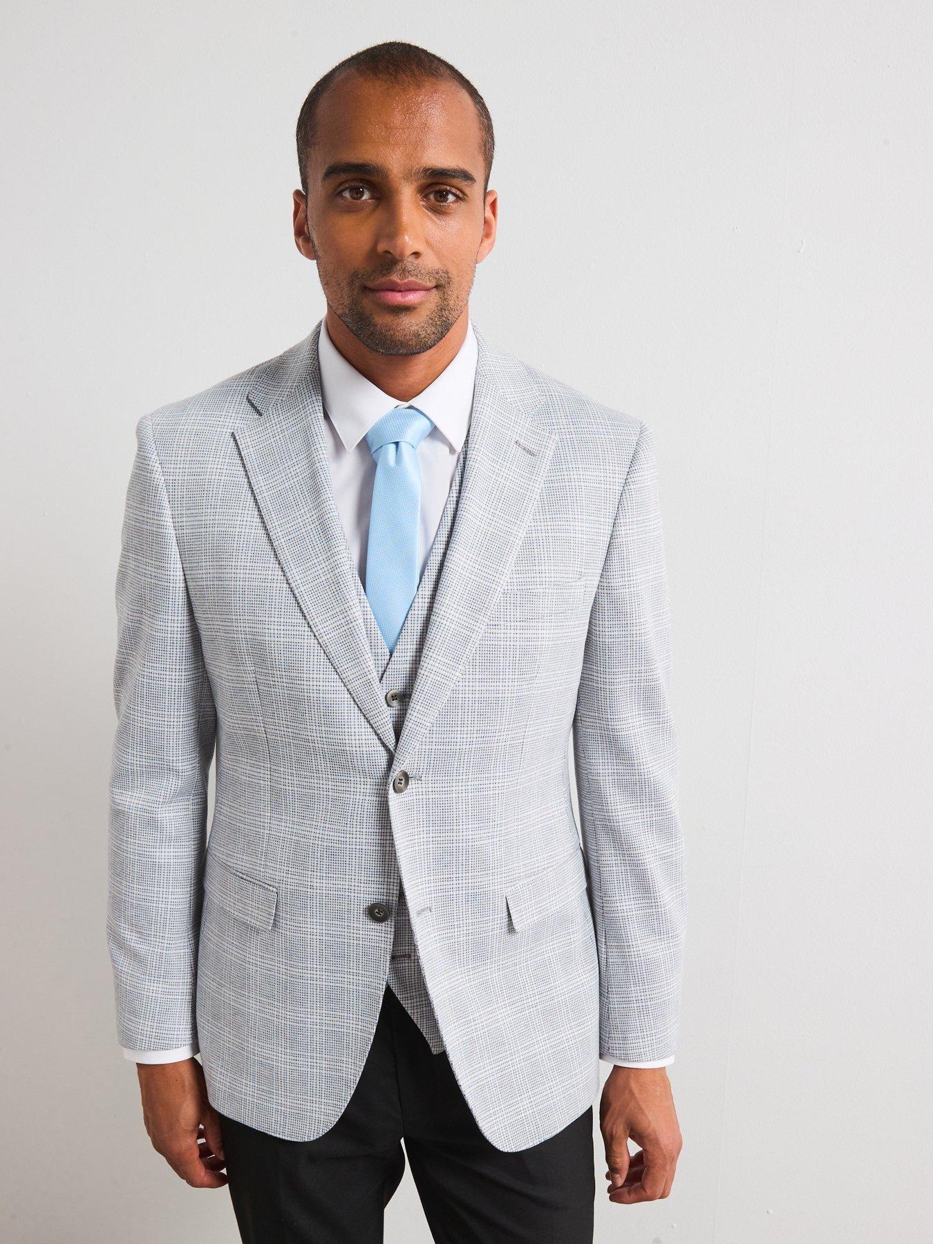  image of skopes-aspen-tailored-fit-suit-jacket-blue
