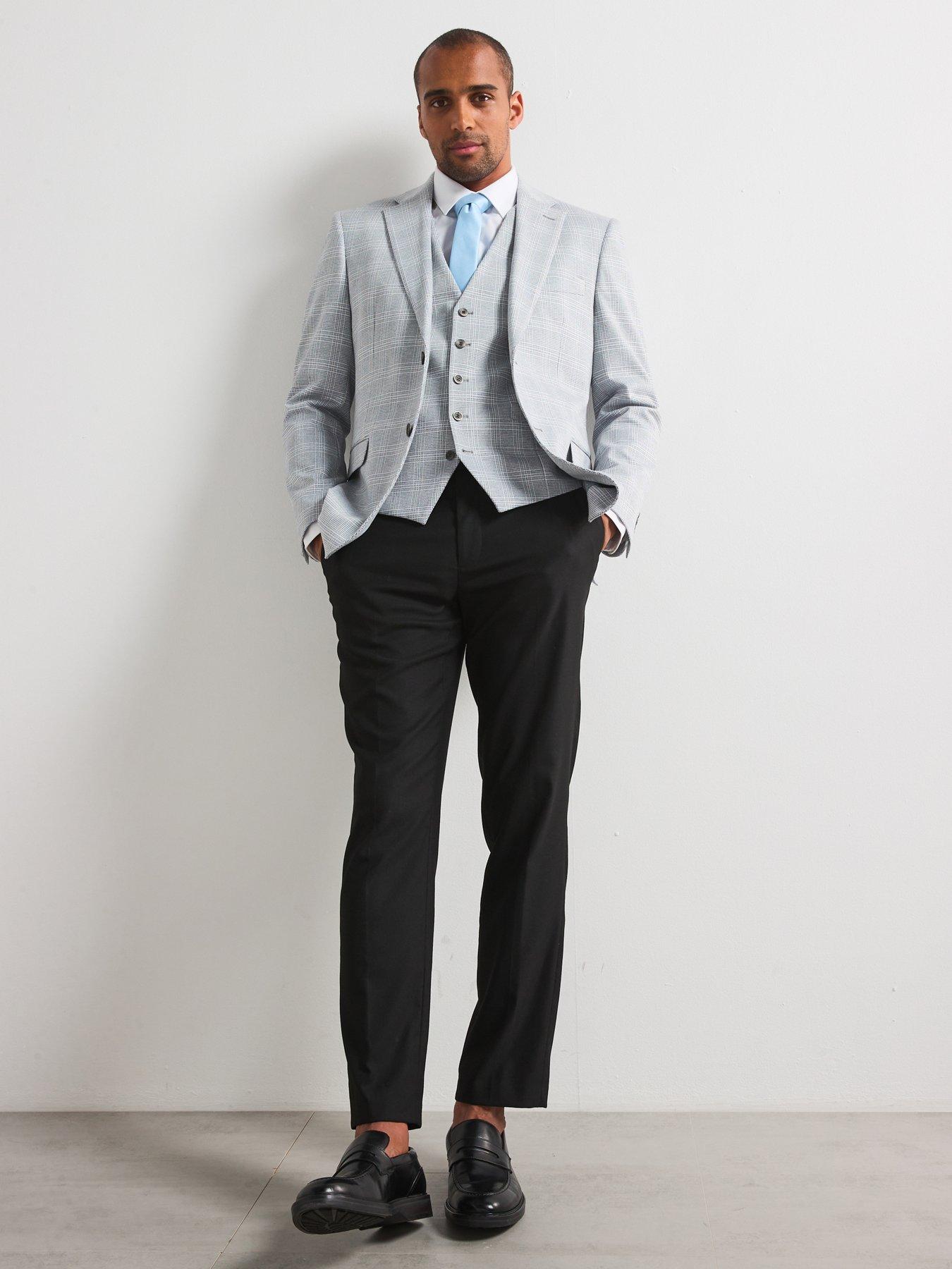 Image 3 of 6 of Skopes Aspen Tailored Fit Suit Jacket - Blue