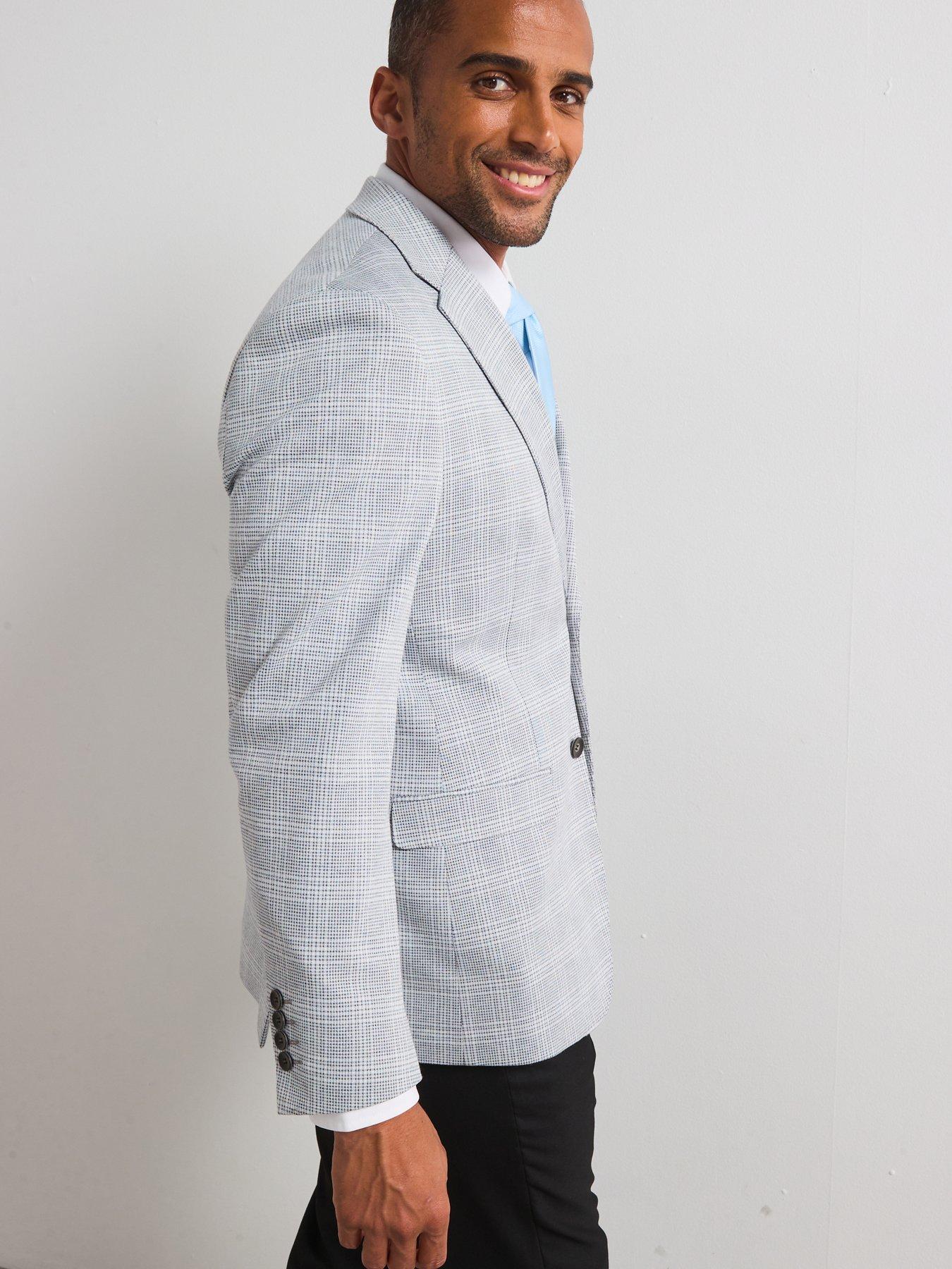 Image 6 of 6 of Skopes Aspen Tailored Fit Suit Jacket - Blue