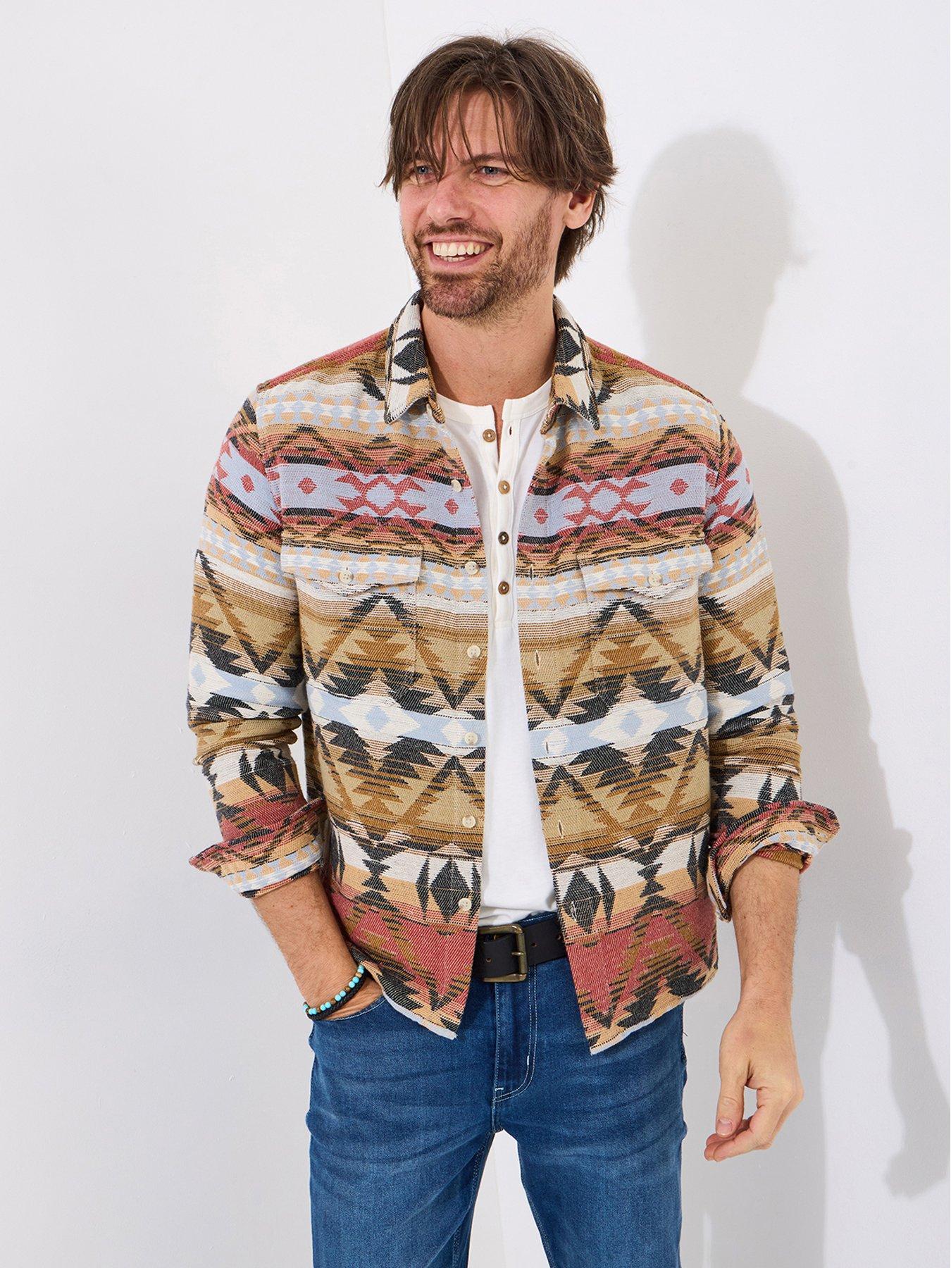undefined Enjoy The Adventure Long Sleeve Casual Shirt - Multi