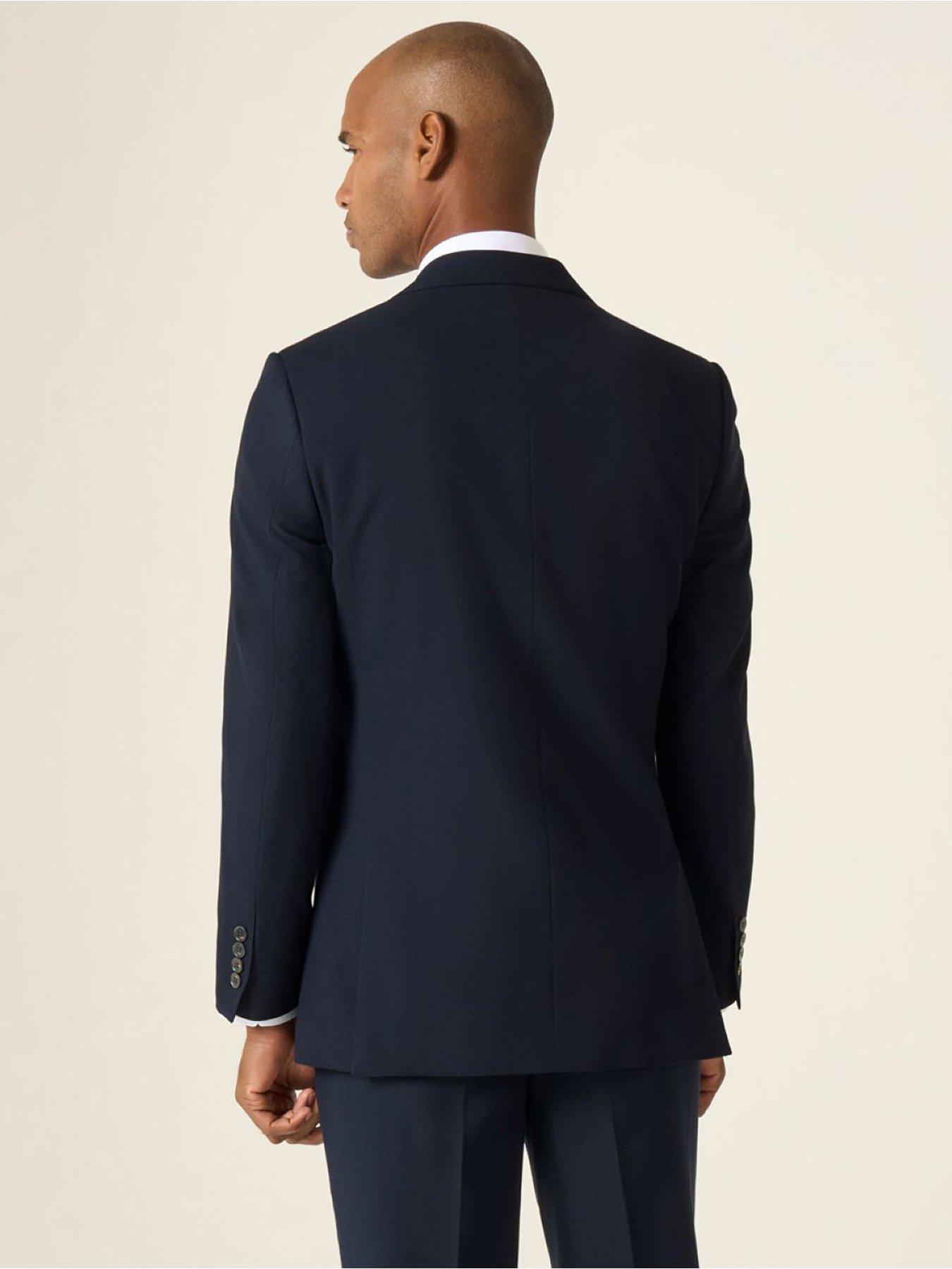 Image 2 of 6 of Skopes Harcourt Tailored Fit Suit Jacket - Dark Navy