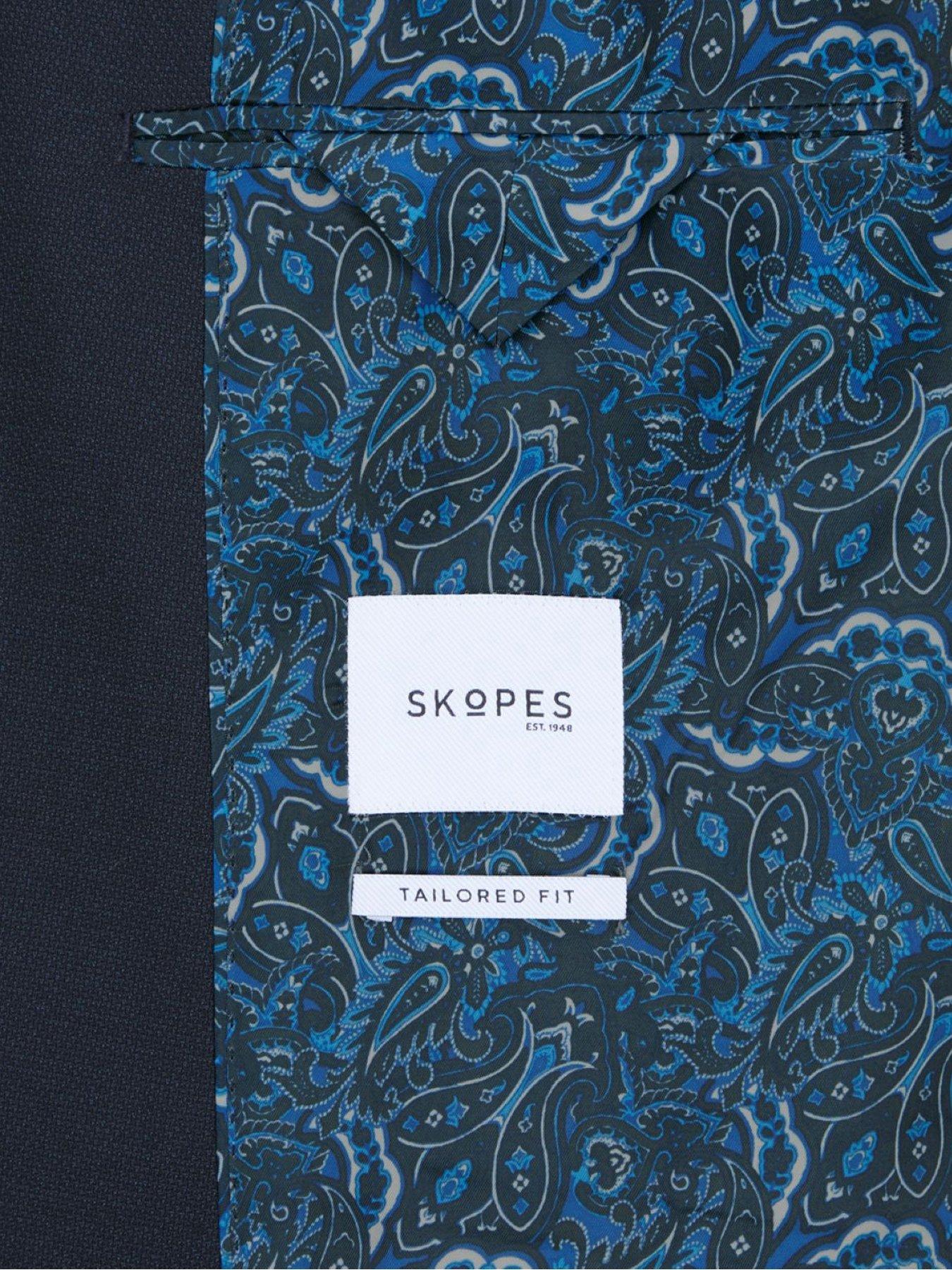 Image 5 of 6 of Skopes Harcourt Tailored Fit Suit Jacket - Dark Navy