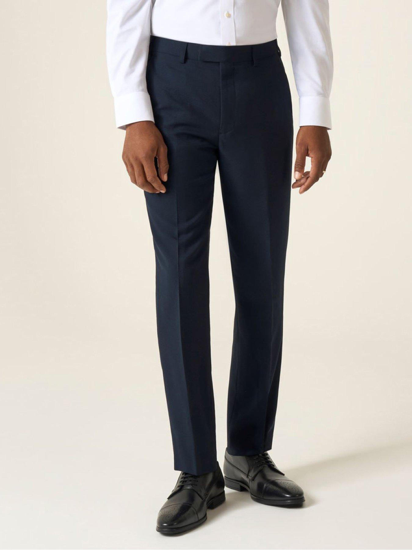 Image 1 of 5 of Skopes Harcourt Tailored Fit Suit Trousers - Dark Navy