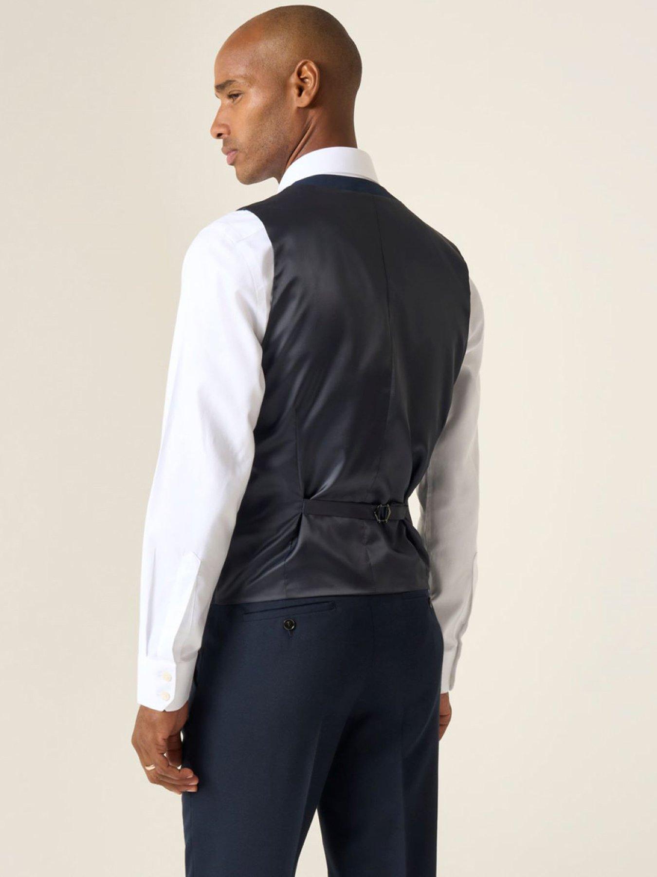 Image 2 of 5 of Skopes Harcourt Standard Fit Waistcoat - Dark Navy