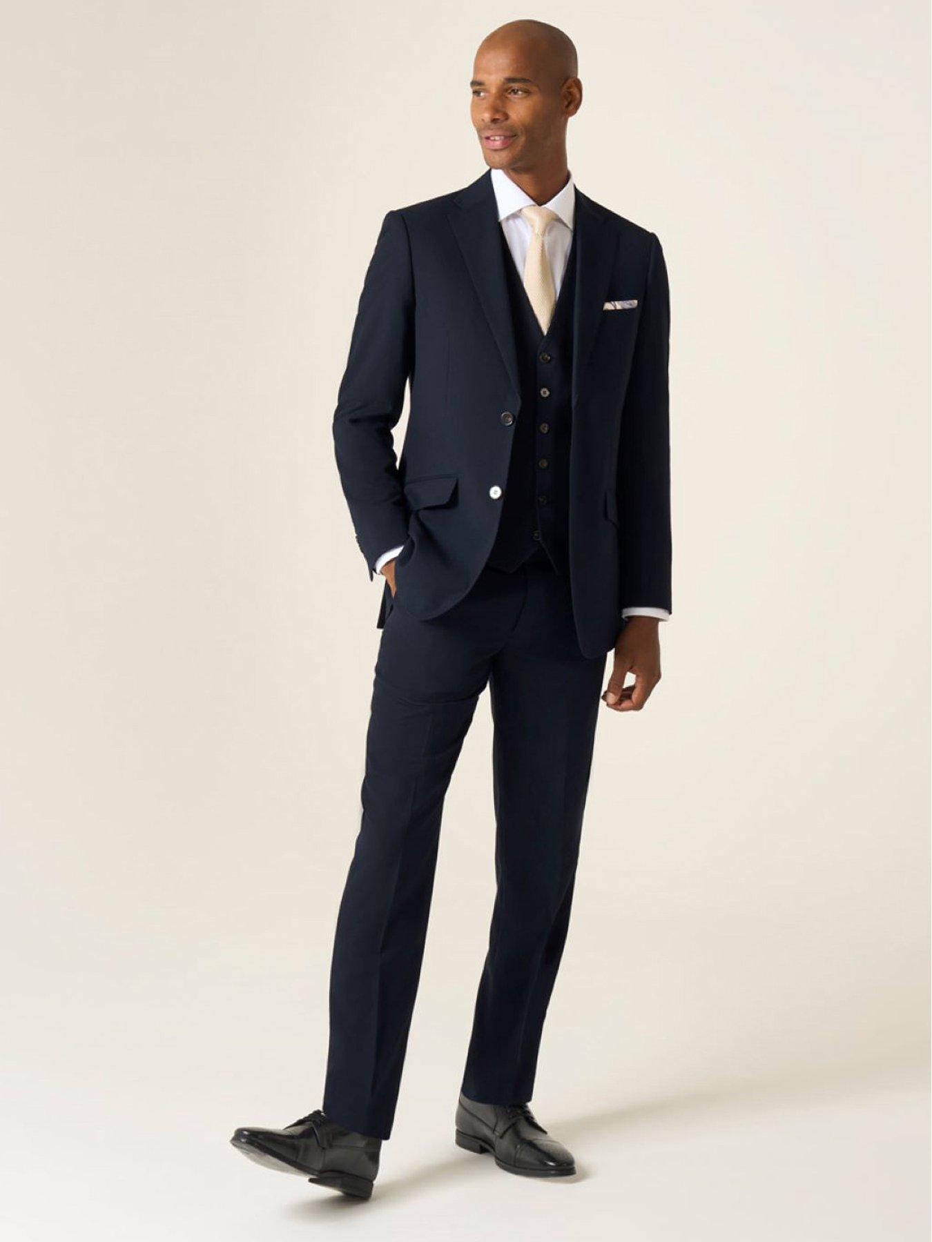 Image 3 of 5 of Skopes Harcourt Standard Fit Waistcoat - Dark Navy