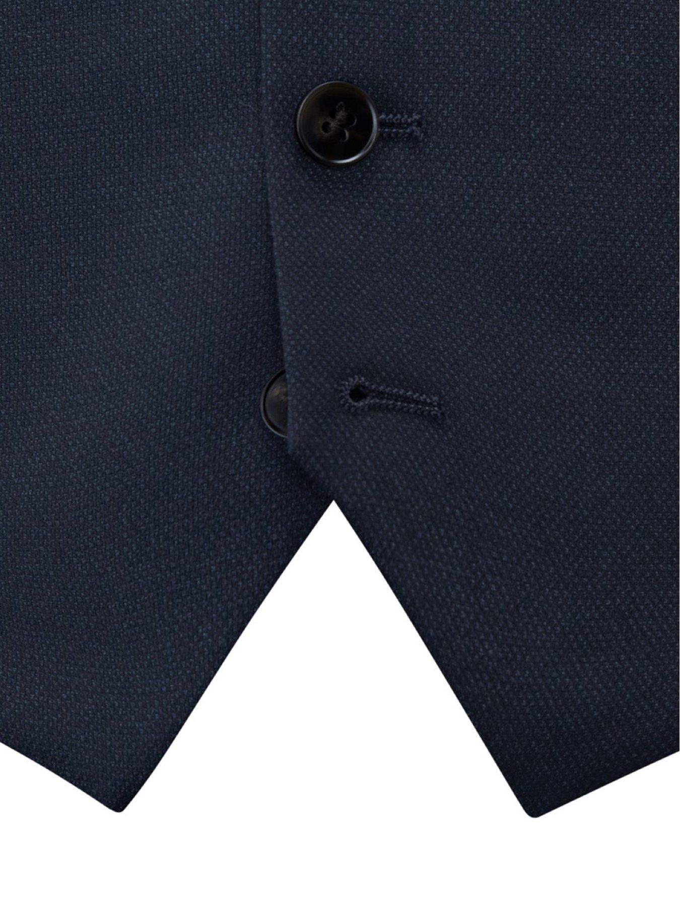 Image 4 of 5 of Skopes Harcourt Standard Fit Waistcoat - Dark Navy