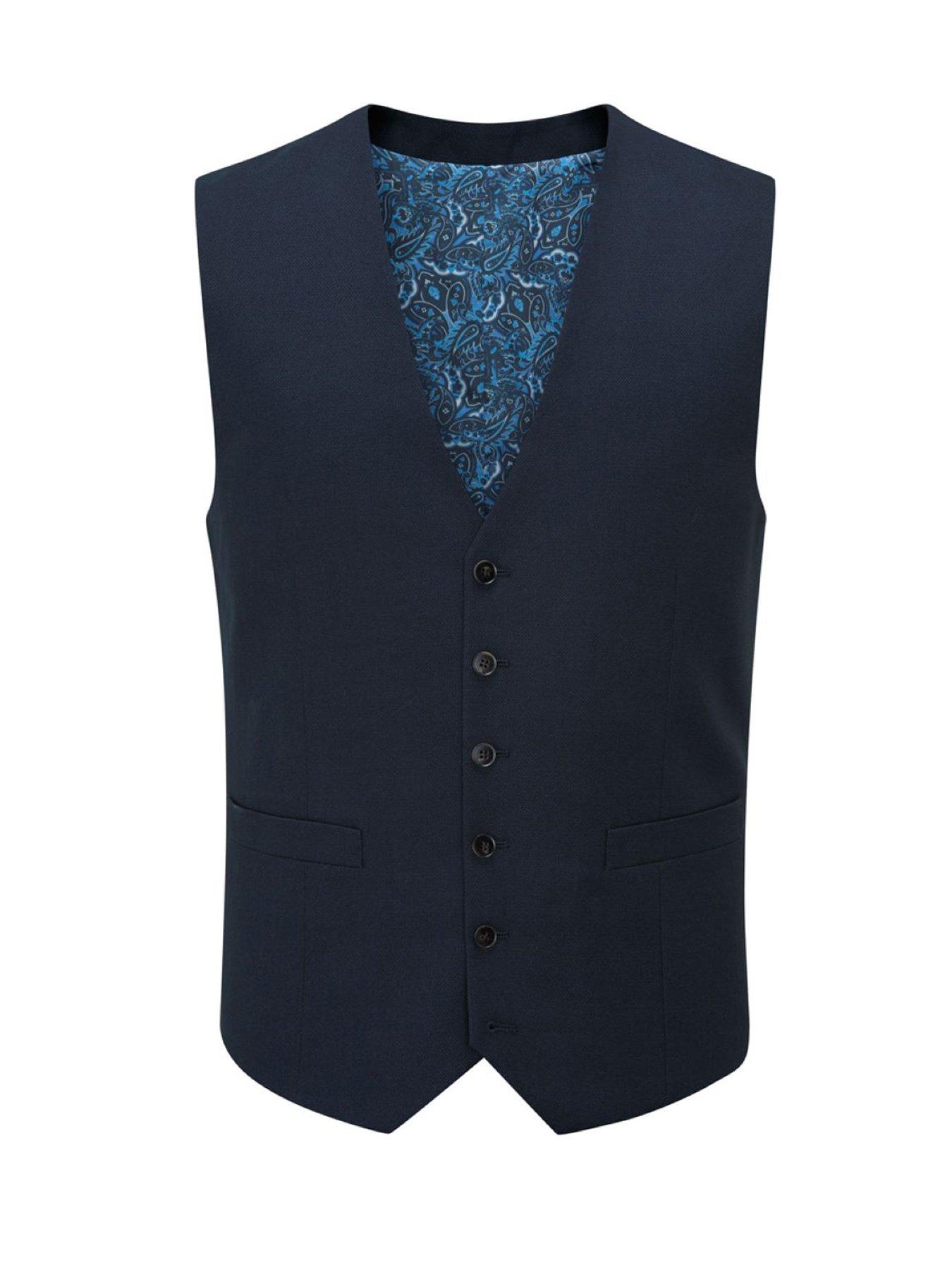 Image 5 of 5 of Skopes Harcourt Standard Fit Waistcoat - Dark Navy
