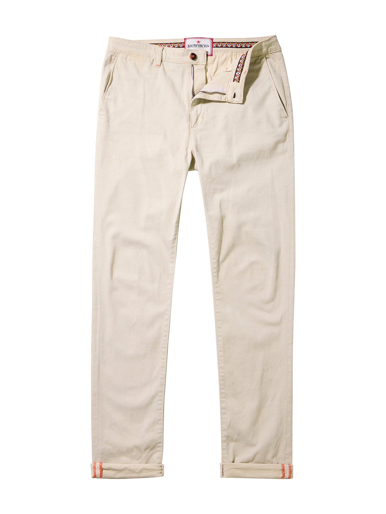  image of joe-browns-charming-chino-trousers-cream