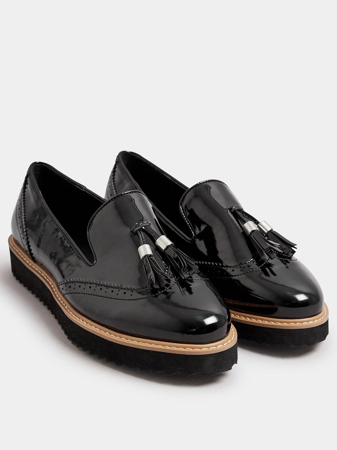 image of yours-extra-wide-fit-brogued-tassel-loafer