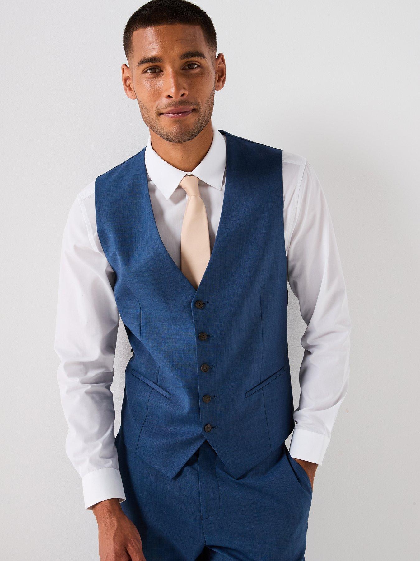 Skopes Remo Standard Fit Waistcoat - Blue