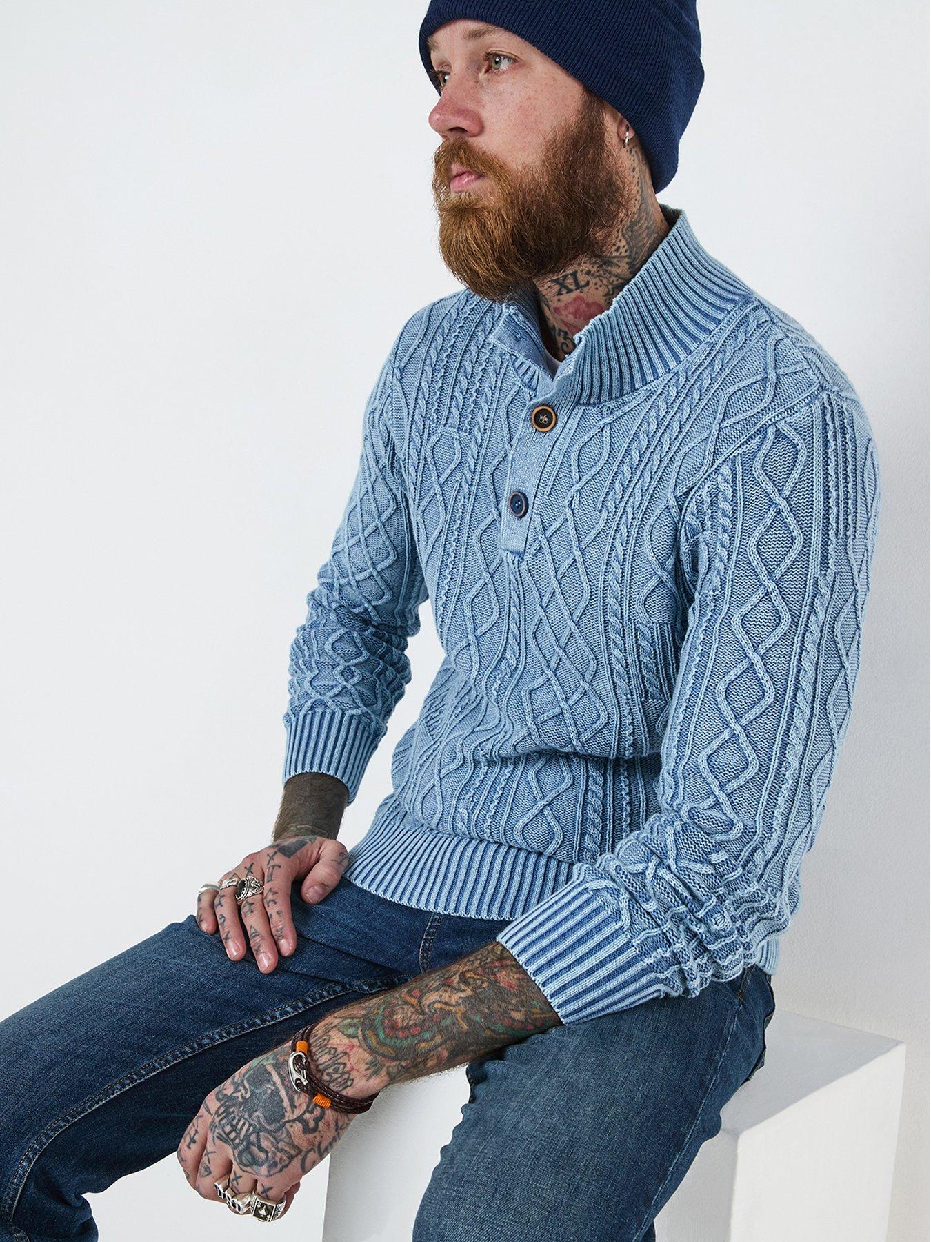 joe-browns-washed-to-perfection-funnel-neck-knitted-jumper-blue
