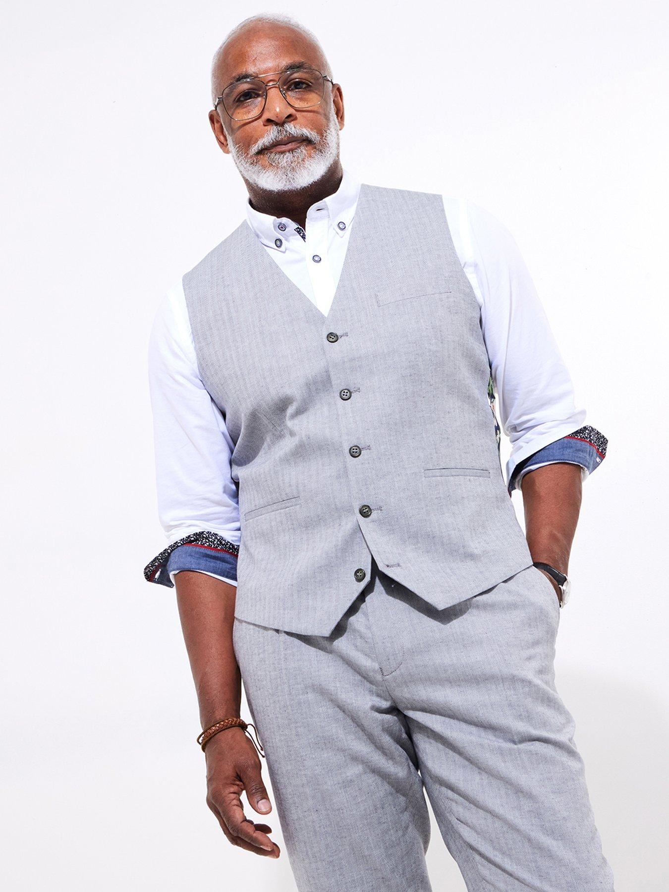 Image 3 of 6 of Joe Browns Sensational Suave Suit Waistcoat - Grey