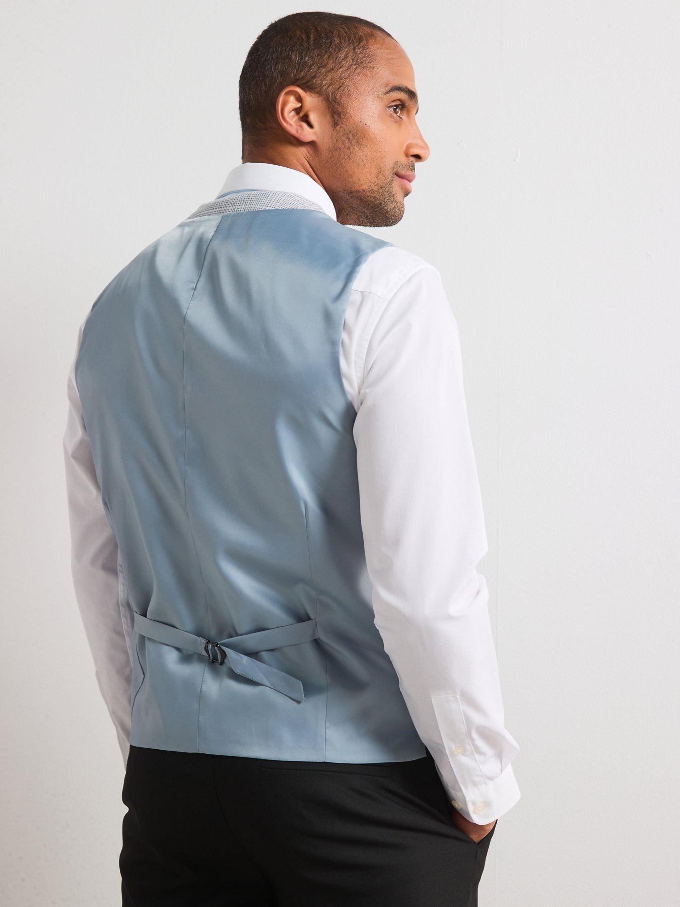 Image 2 of 6 of Skopes Aspen Standard Fit Waistcoat - Blue