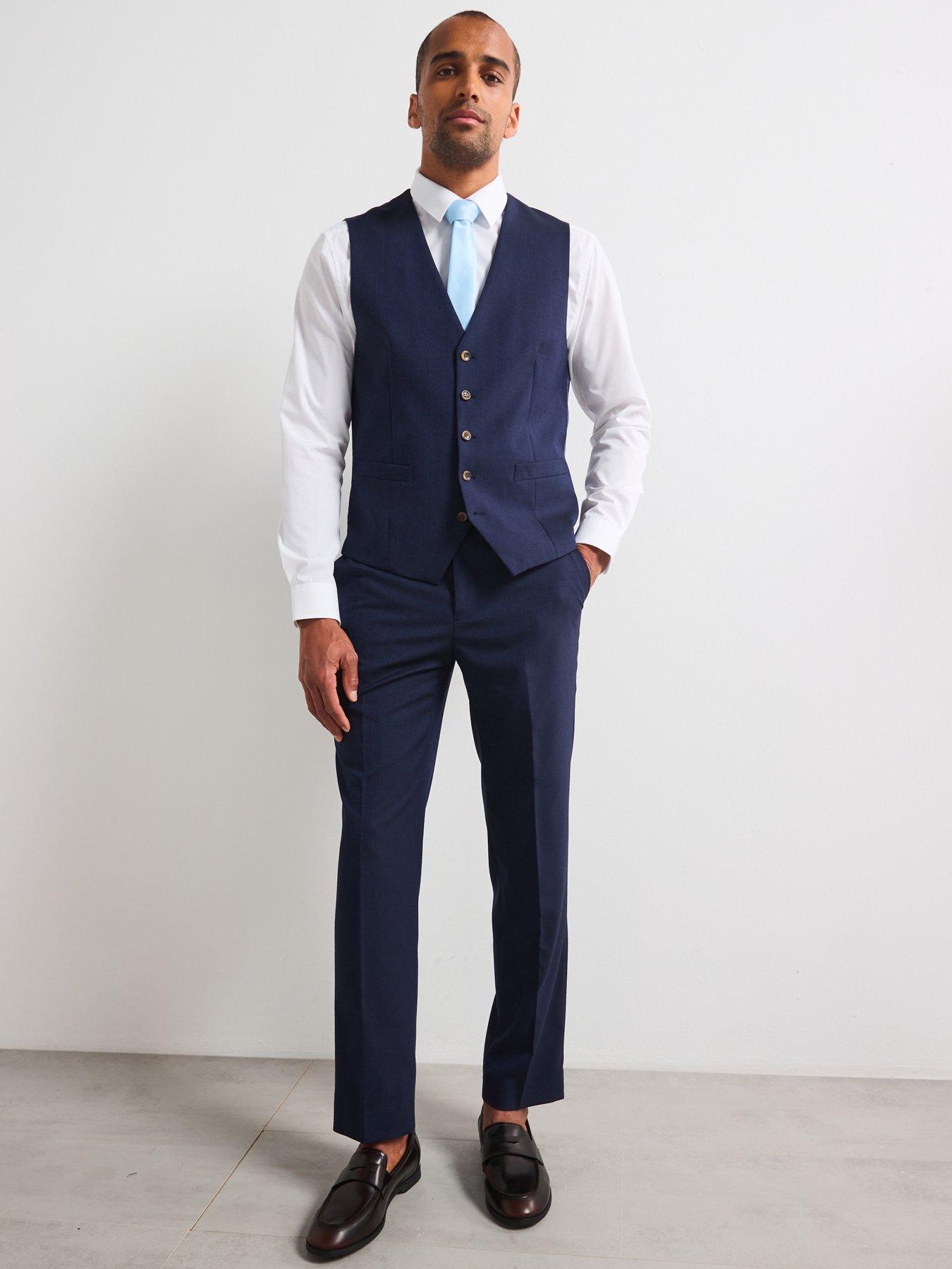 Image 5 of 6 of Skopes Caspian Tailored Fit Suit Trousers - Navy