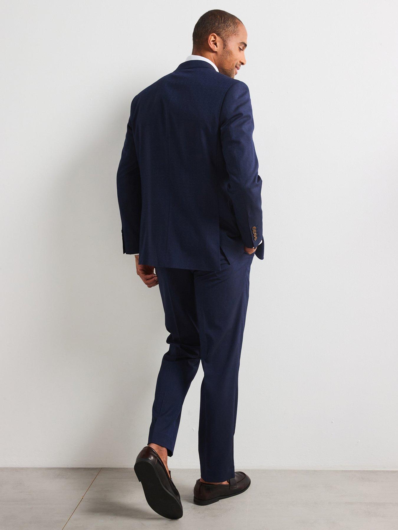 Image 6 of 6 of Skopes Caspian Tailored Fit Suit Trousers - Navy