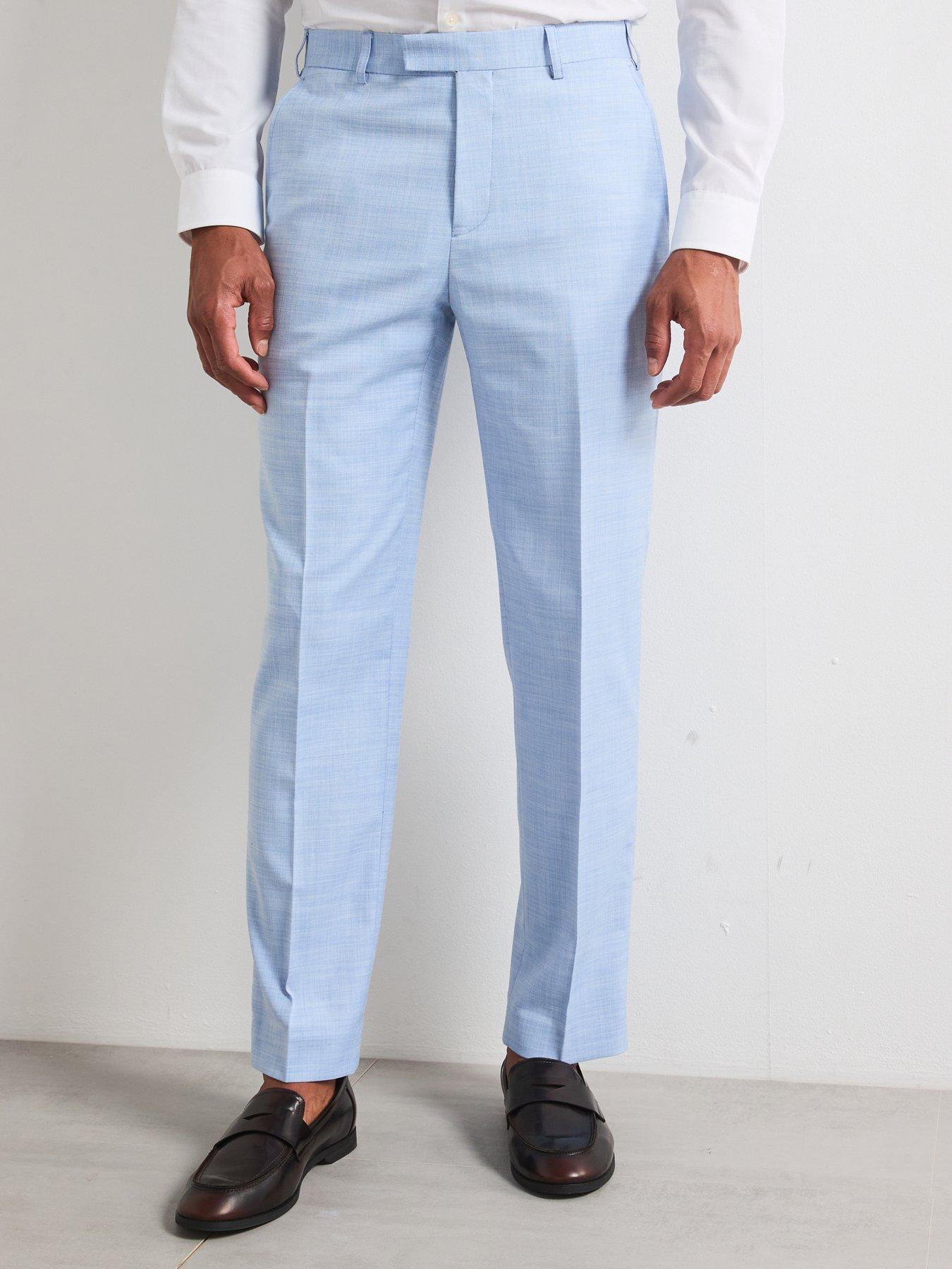 undefined Tailored Fit Lucien Suit Trousers - Blue