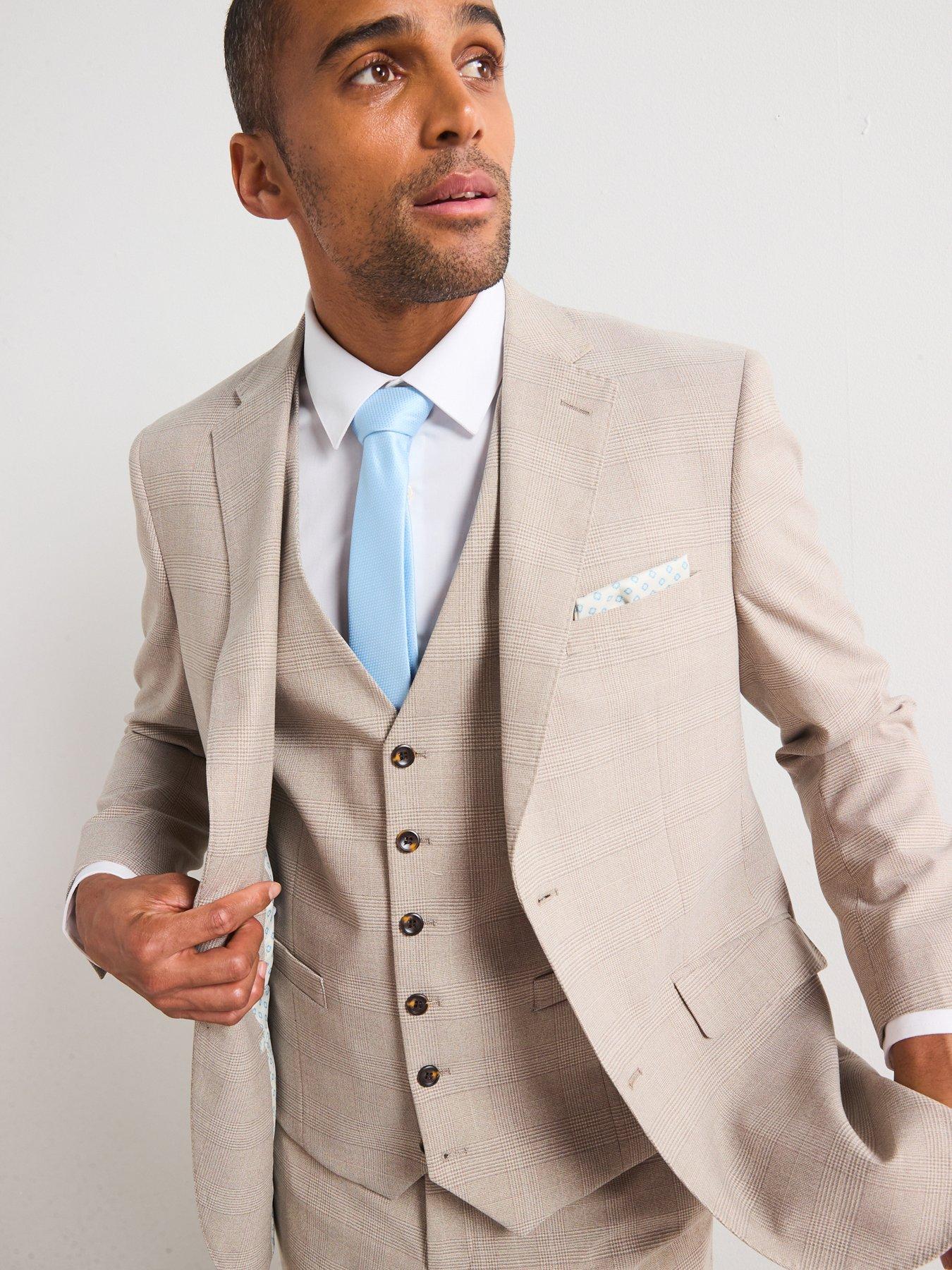 undefined Charlie Standard Fit Waistcoat - Beige