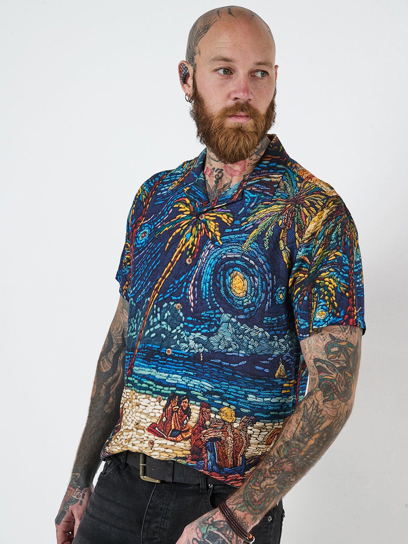 joe-browns-work-of-art-short-sleeve-shirt-multi