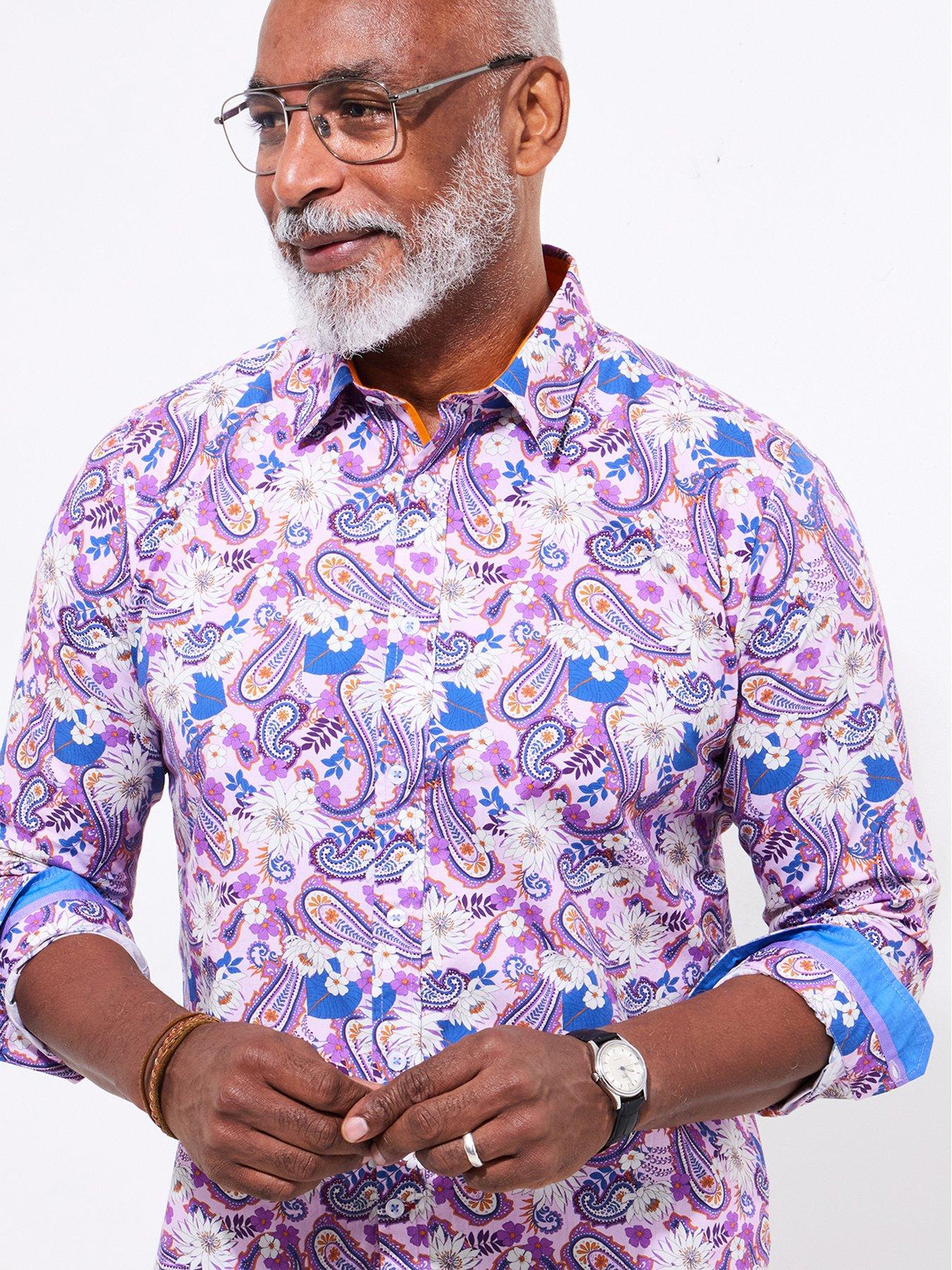  image of joe-browns-cracking-combination-long-sleeve-shirt-multi
