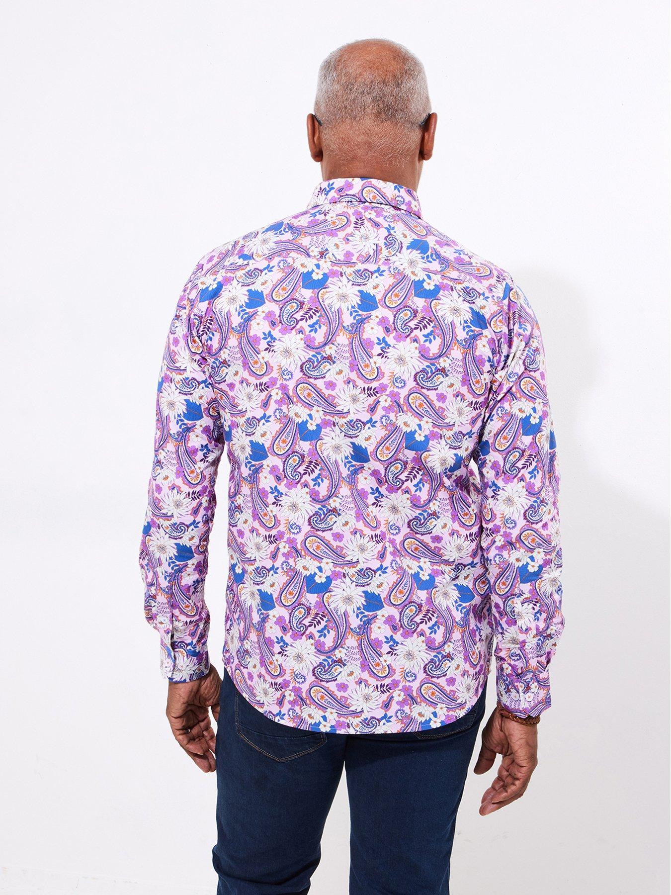  image of joe-browns-cracking-combination-long-sleeve-shirt-multi