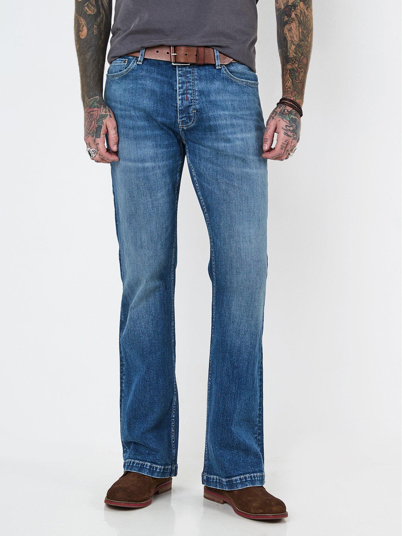  image of joe-browns-brilliant-bootcut-jeans-mid-wash
