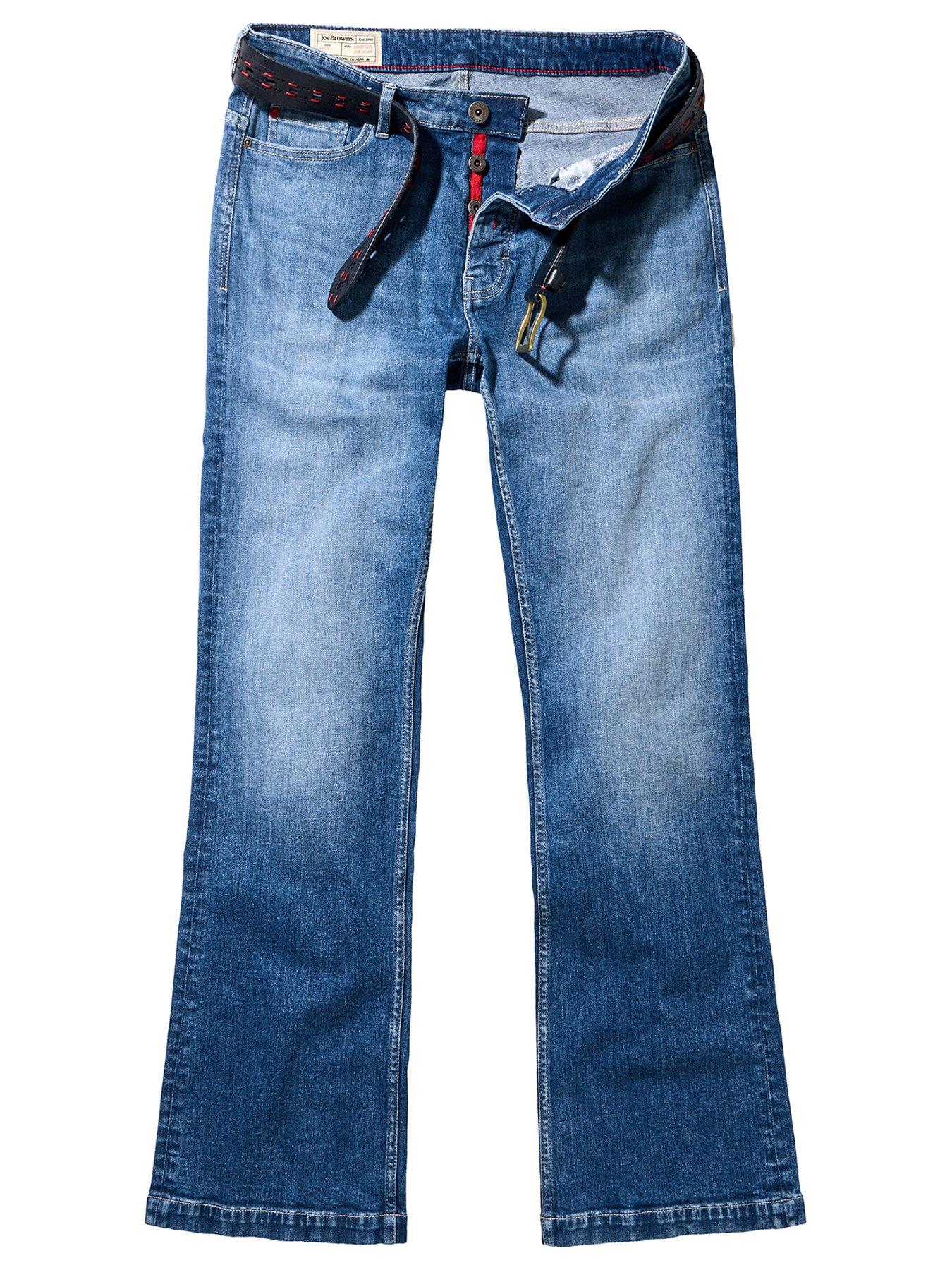  image of joe-browns-brilliant-bootcut-jeans-mid-wash