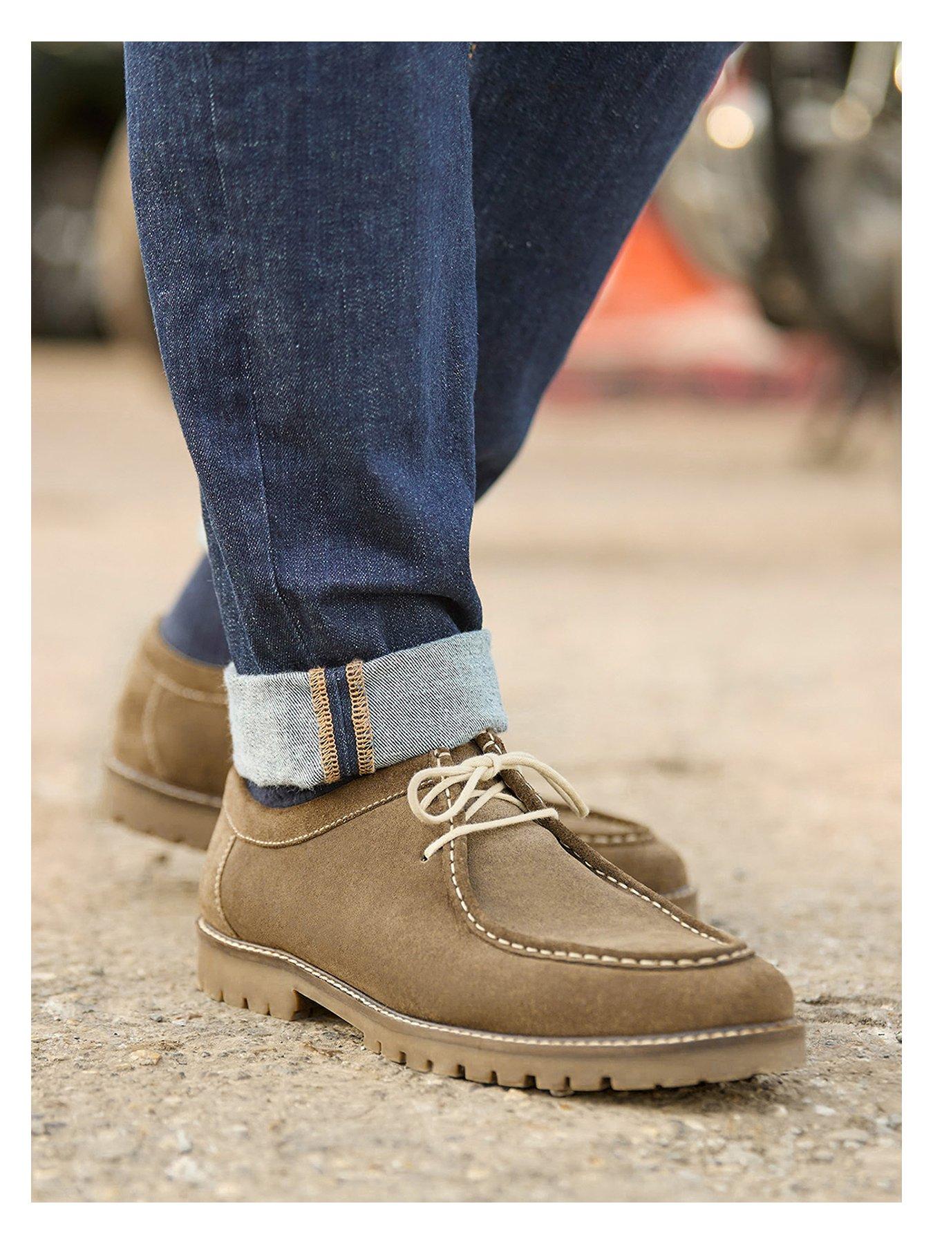 Image 5 of 5 of Joe Browns Apron Stitched Suede Lace Up Shoes