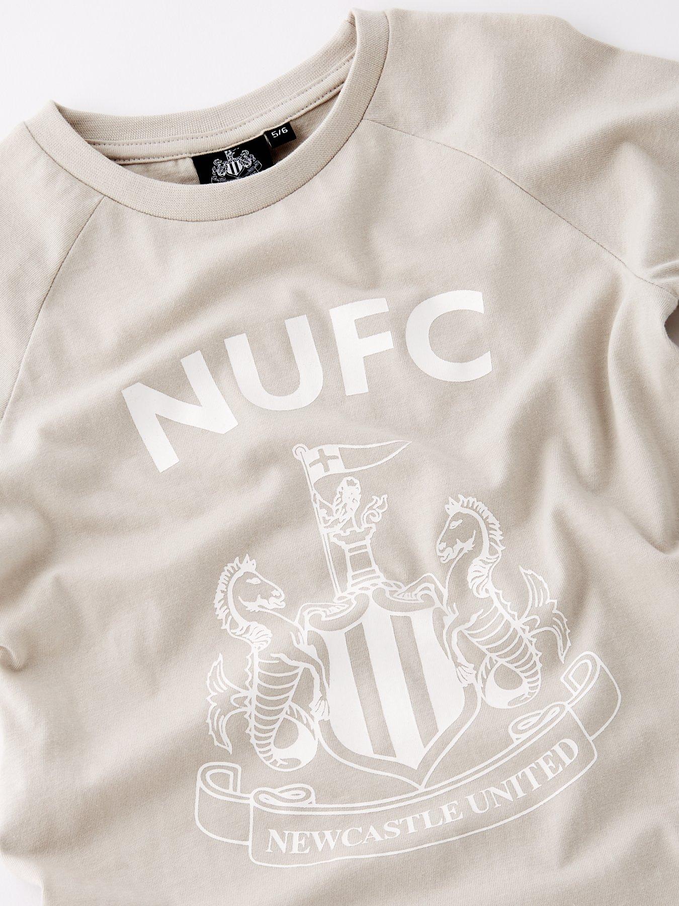  image of newcastle-fc-football-short-sleeve-pyjamas-blackwhite