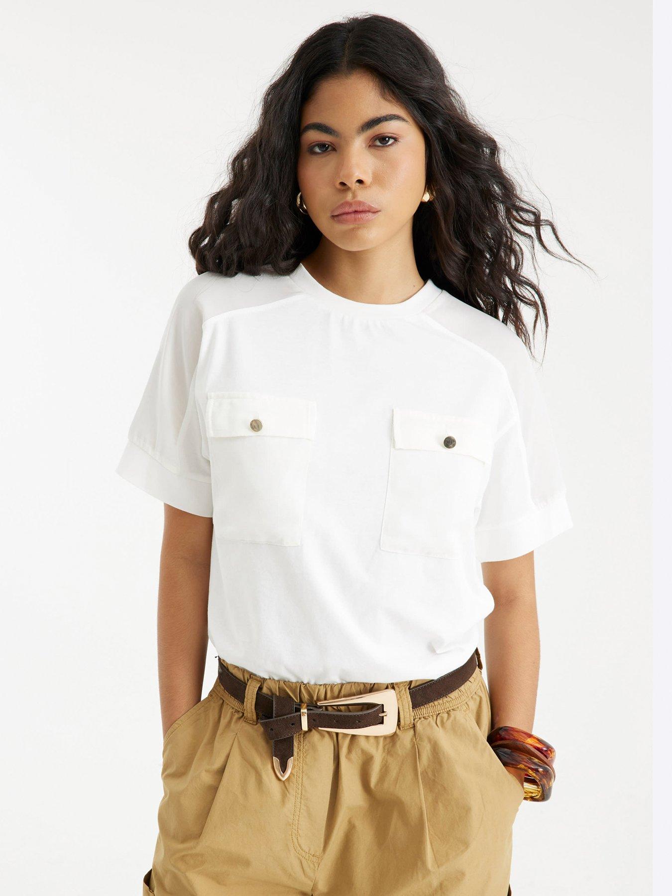undefined Pocket Utility T-Shirt - White