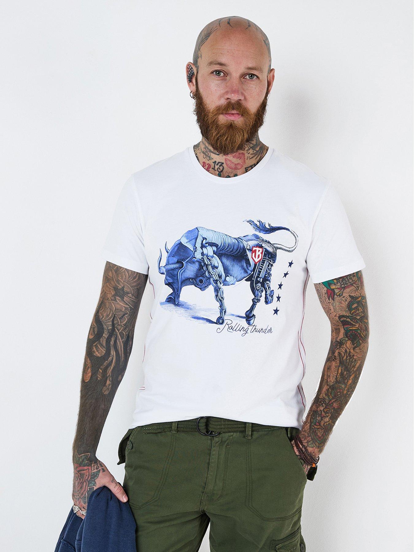 undefined Rolling Thunder T-shirt - White