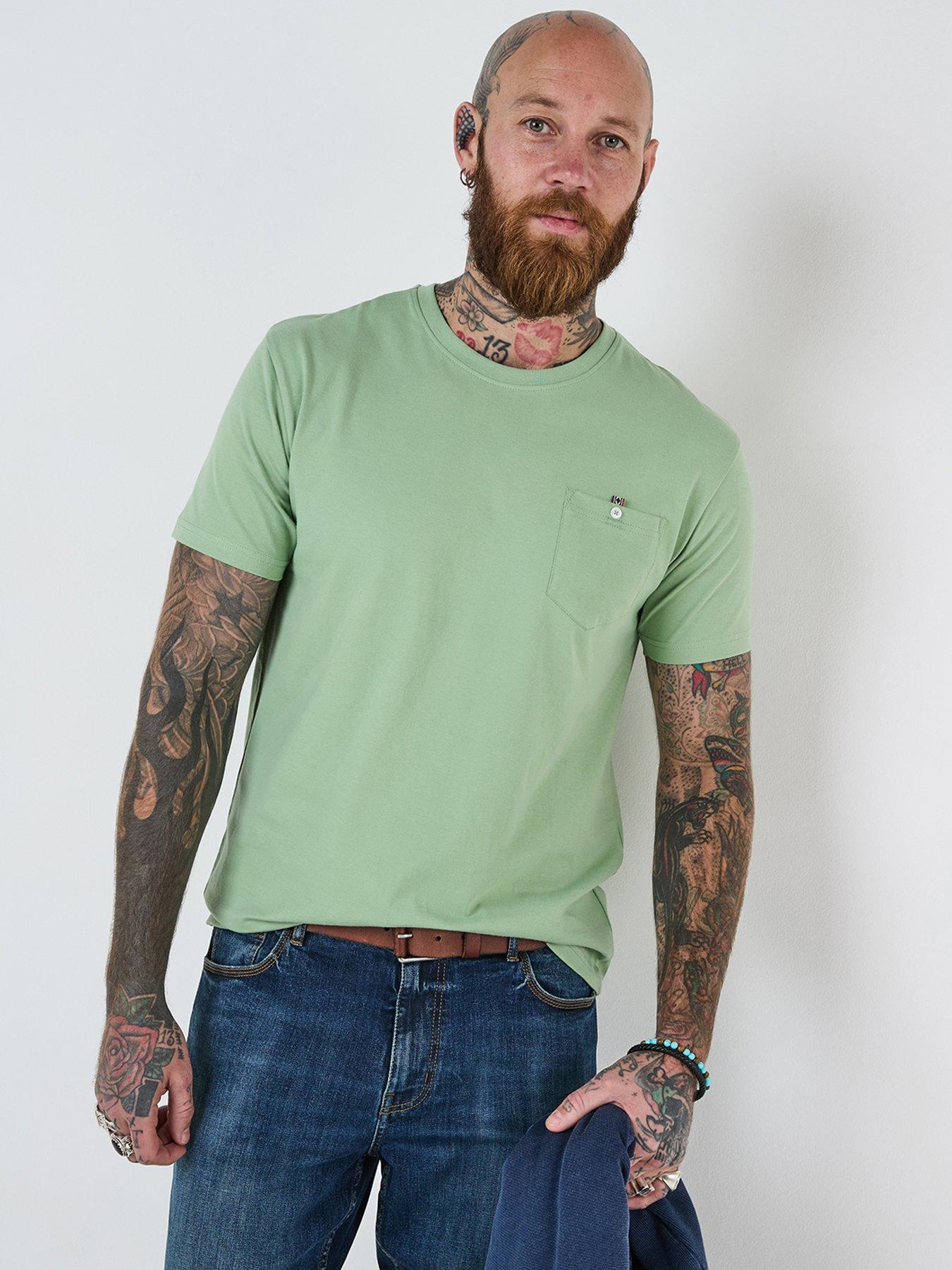  image of joe-browns-better-than-basic-t-shirt-green