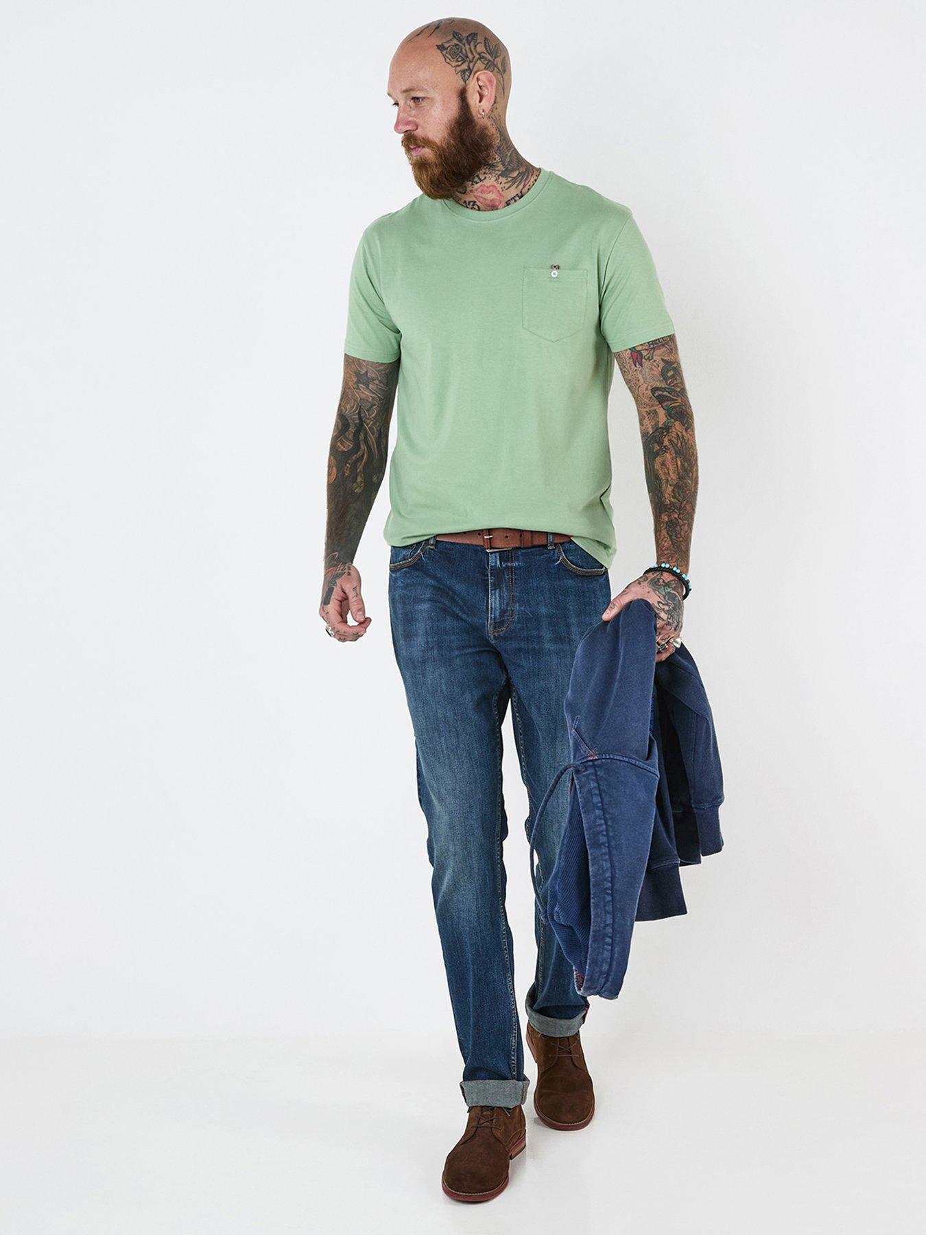  image of joe-browns-better-than-basic-t-shirt-green