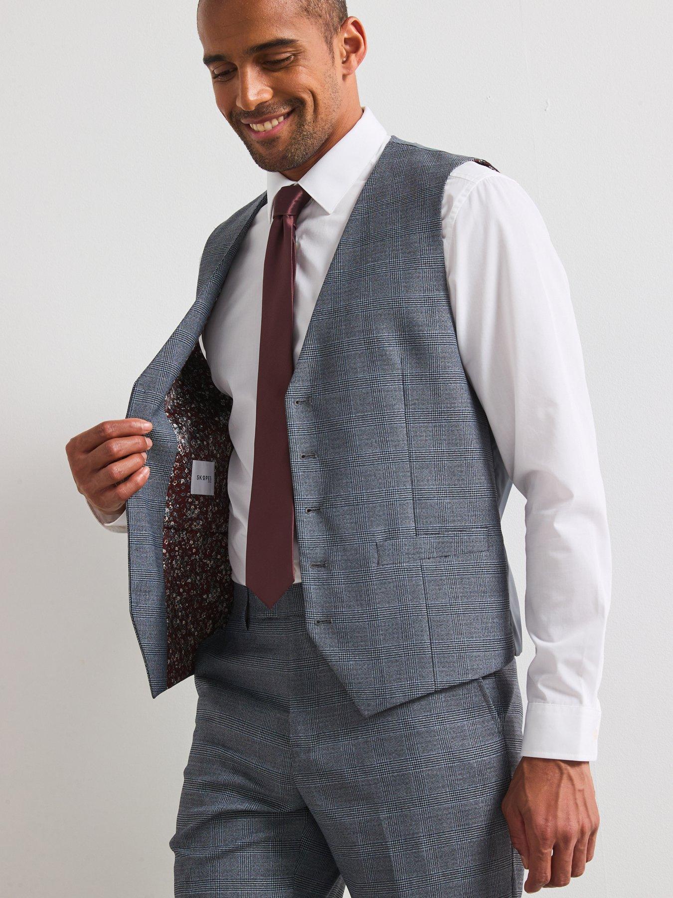 image of skopes-anthony-standard-fit-waistcoat-grey