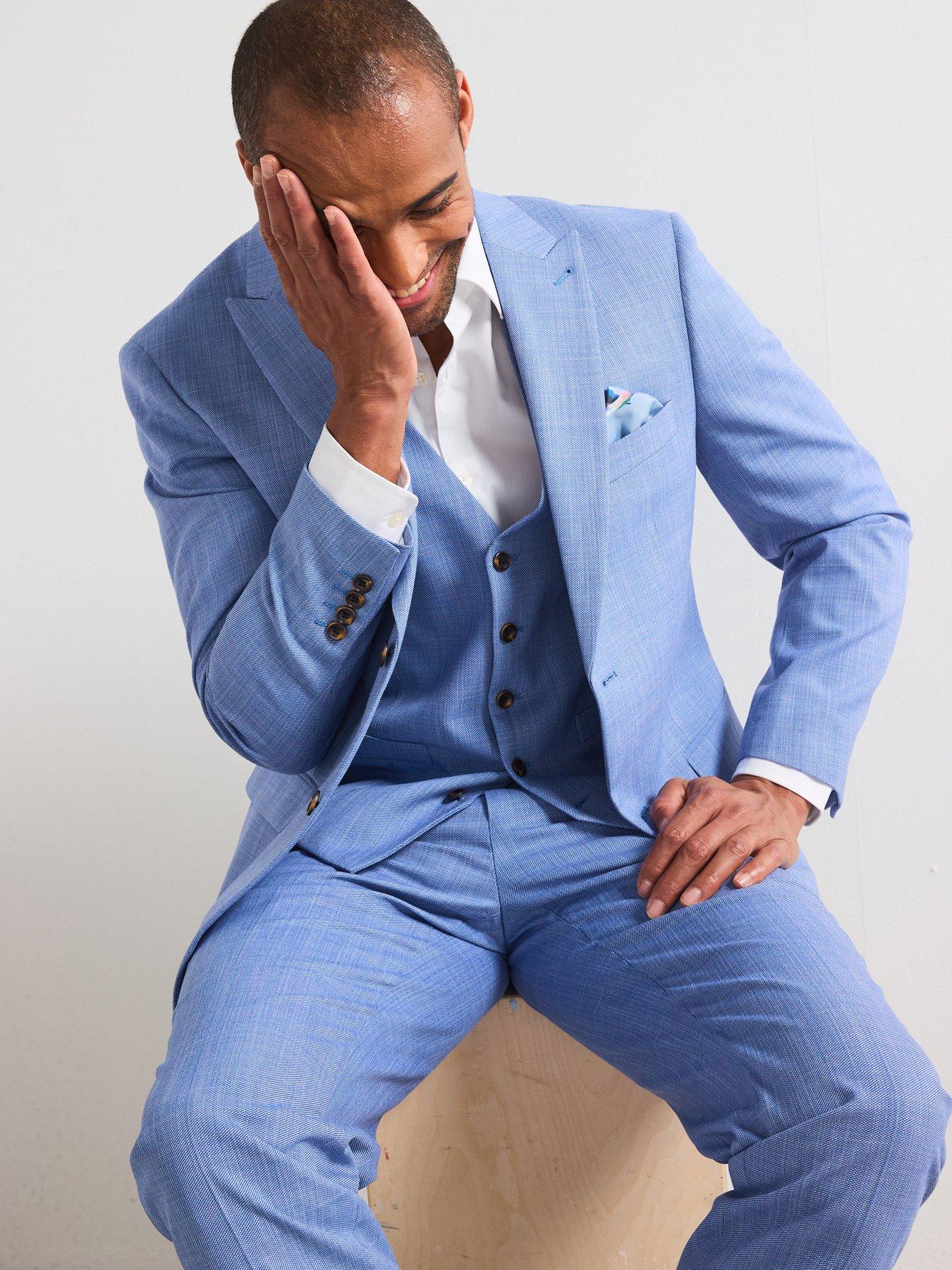 Image 1 of 6 of Skopes Redding Standard Fit Waistcoat - Blue