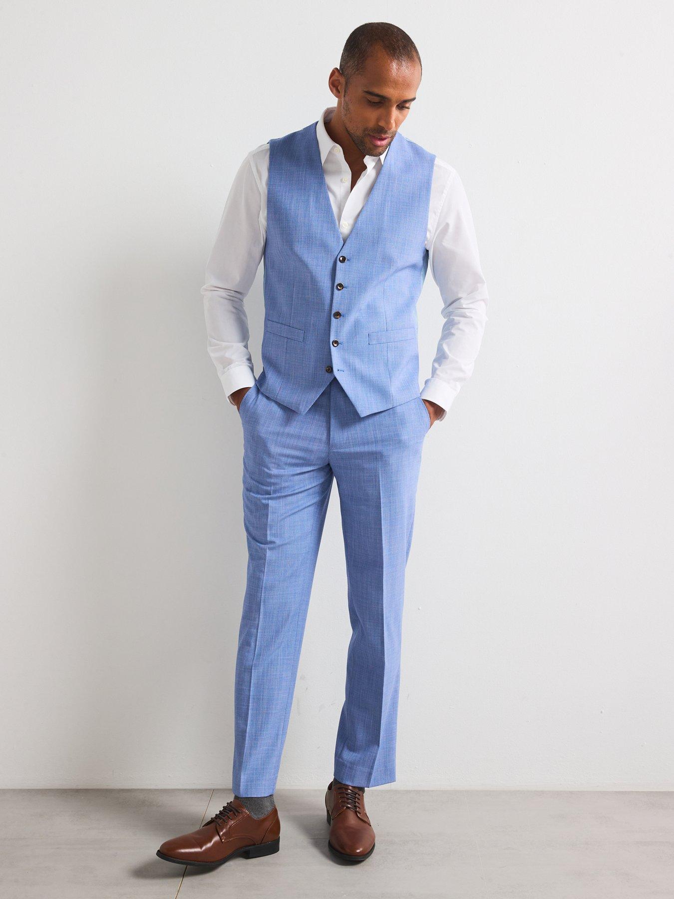 Image 3 of 6 of Skopes Redding Standard Fit Waistcoat - Blue