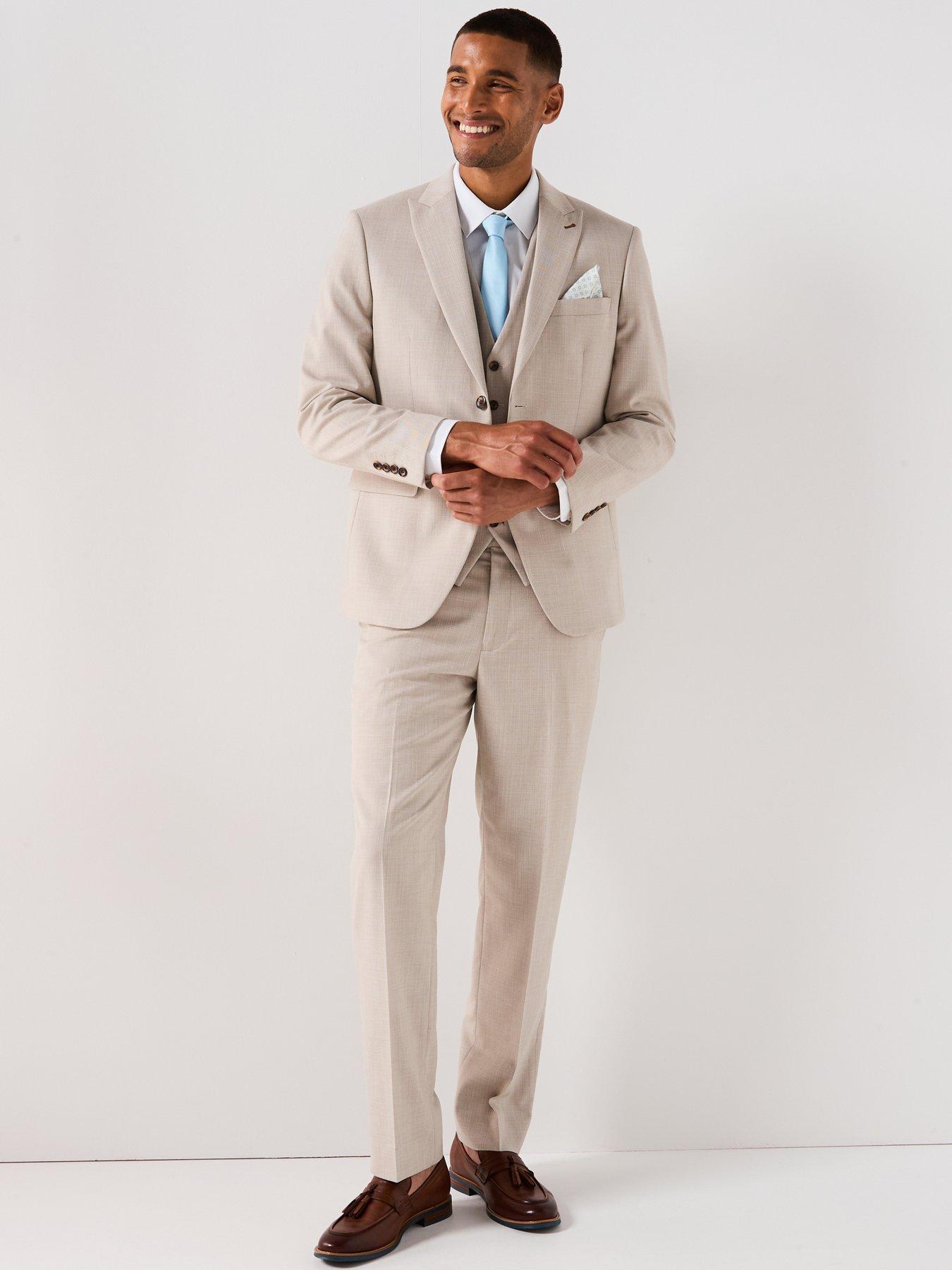 Image 5 of 6 of Skopes Redding Tailored Fit Suit Jacket - Beige