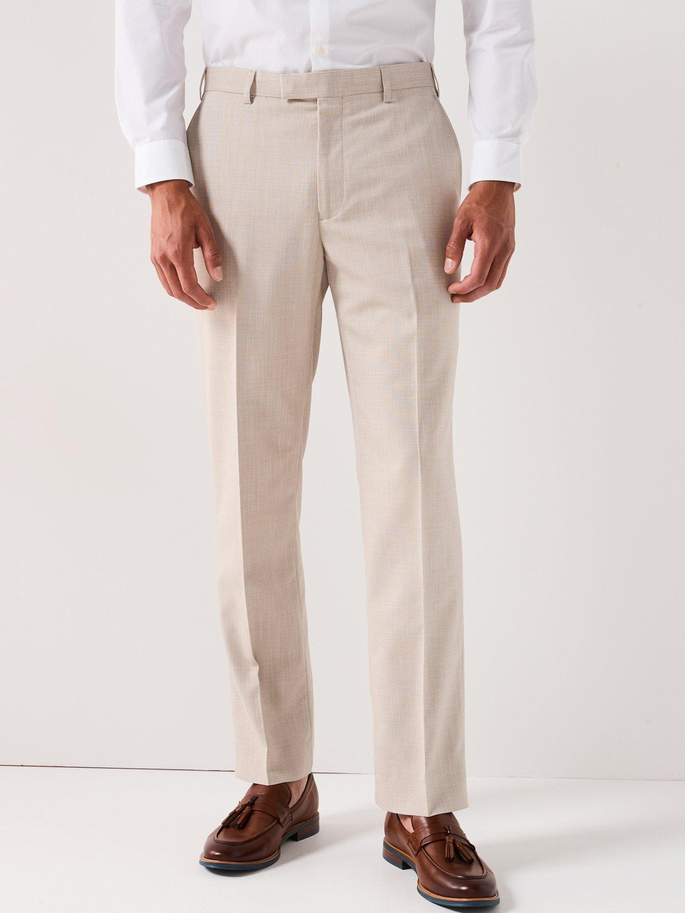 Image 1 of 5 of Skopes Redding Tailored Fit Suit Trousers - Beige