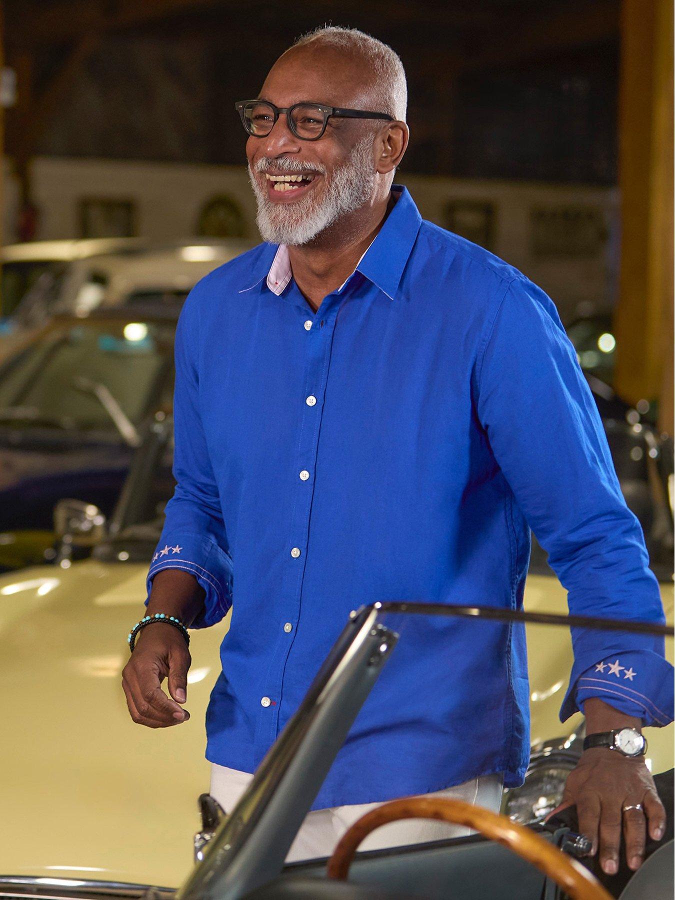  image of joe-browns-sensational-summer-shirt-blue