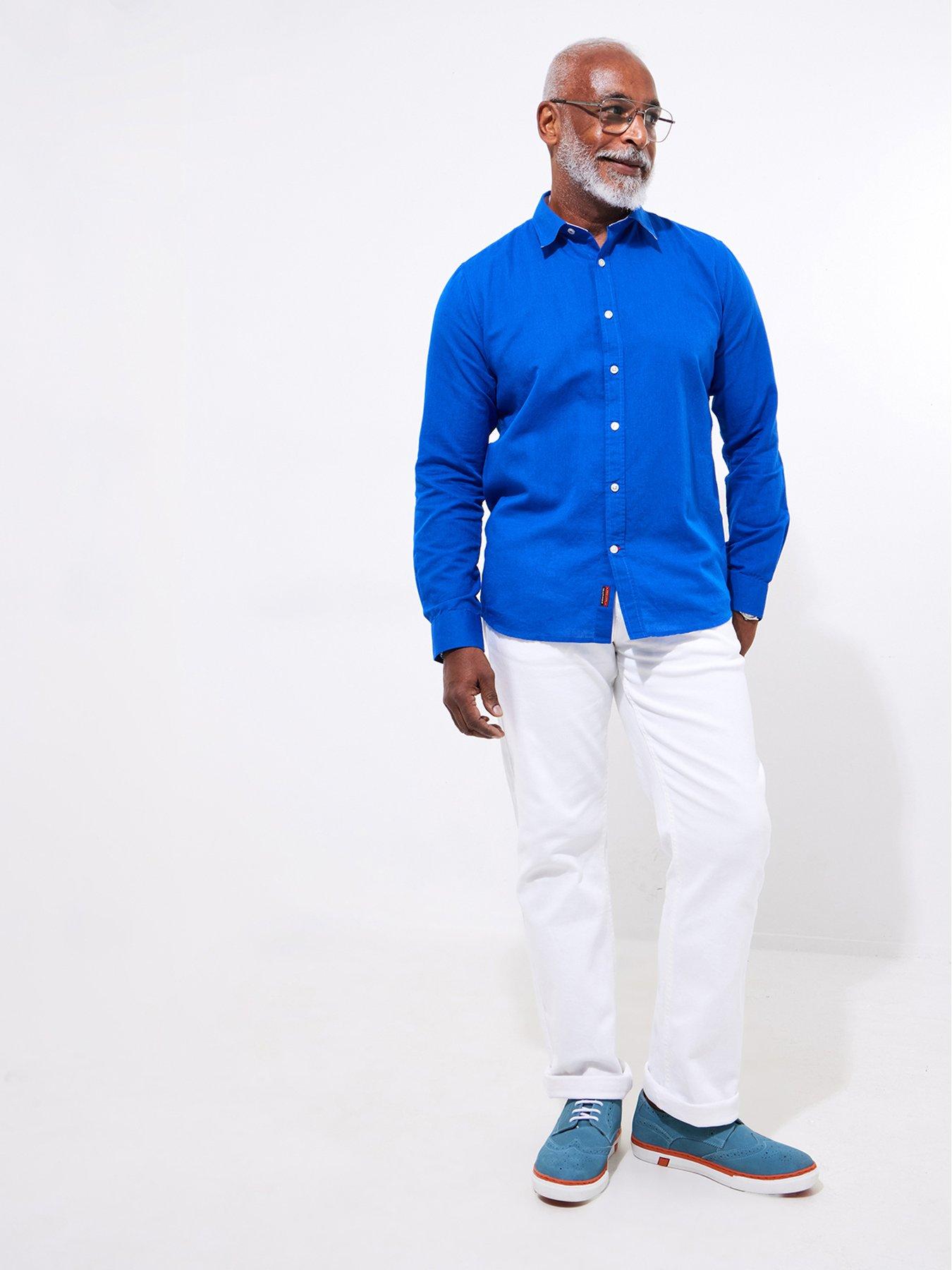  image of joe-browns-sensational-summer-shirt-blue
