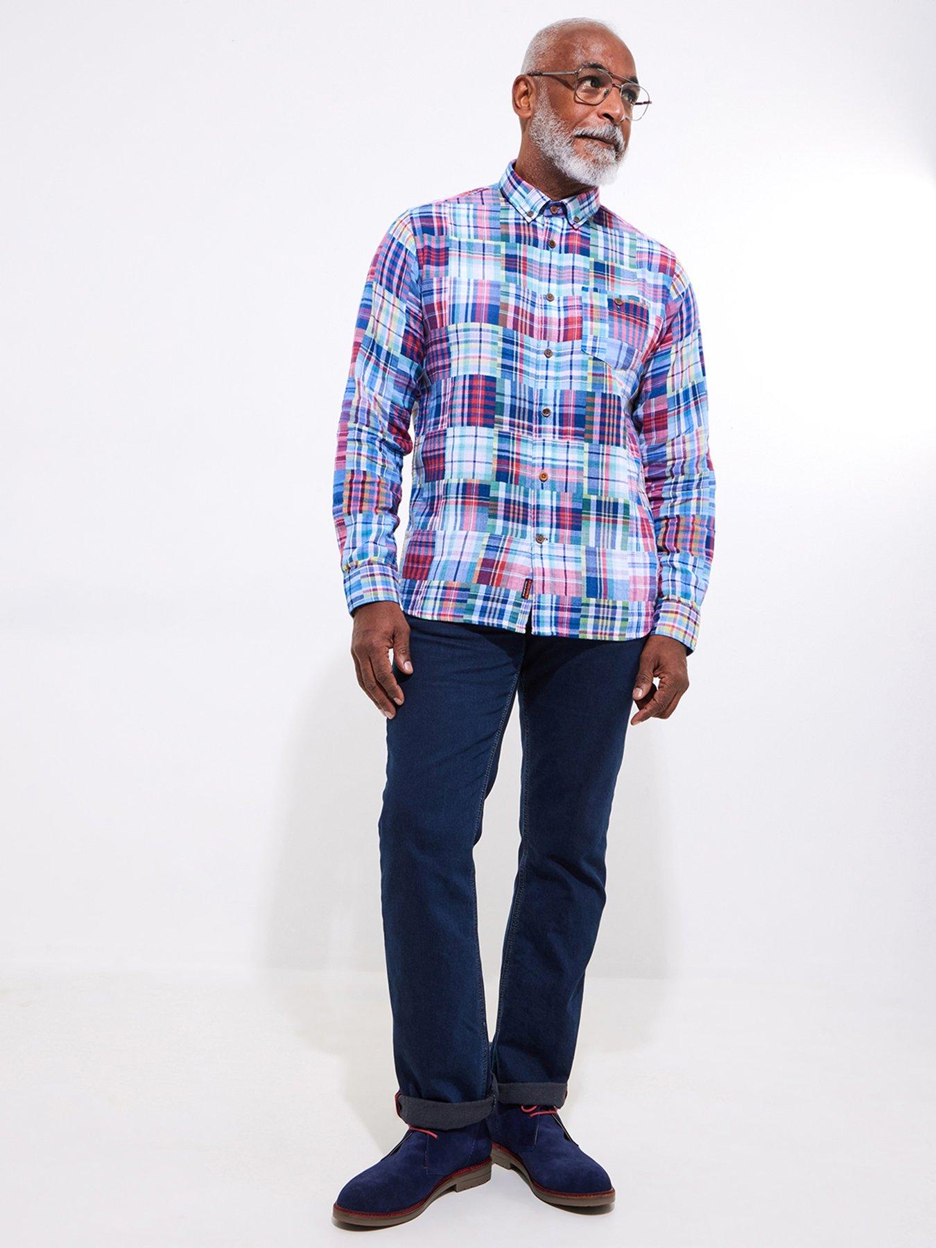  image of joe-browns-ready-for-the-weekend-long-sleeve-shirt-multi