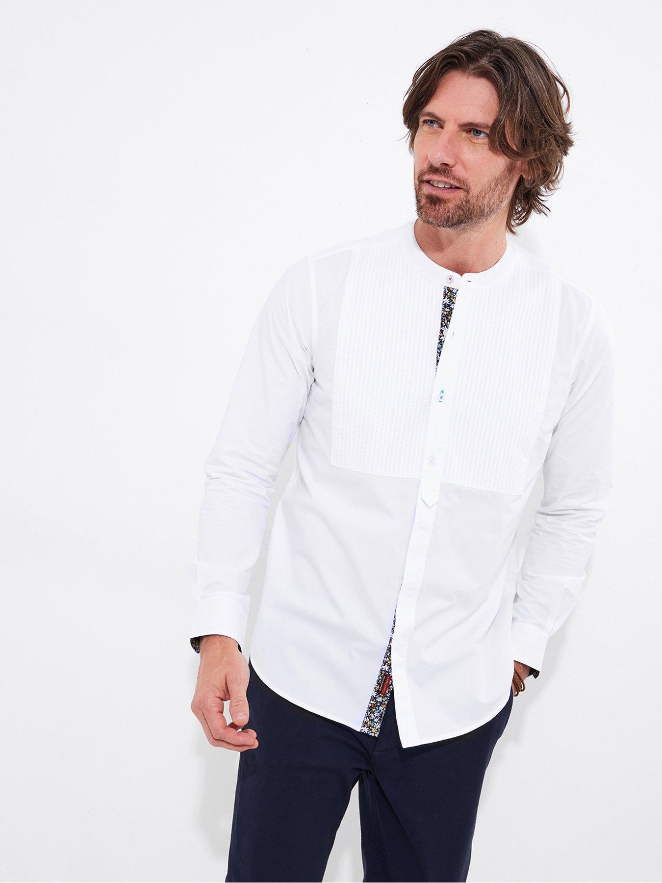  image of joe-browns-glorious-grandad-long-sleeve-shirt-white