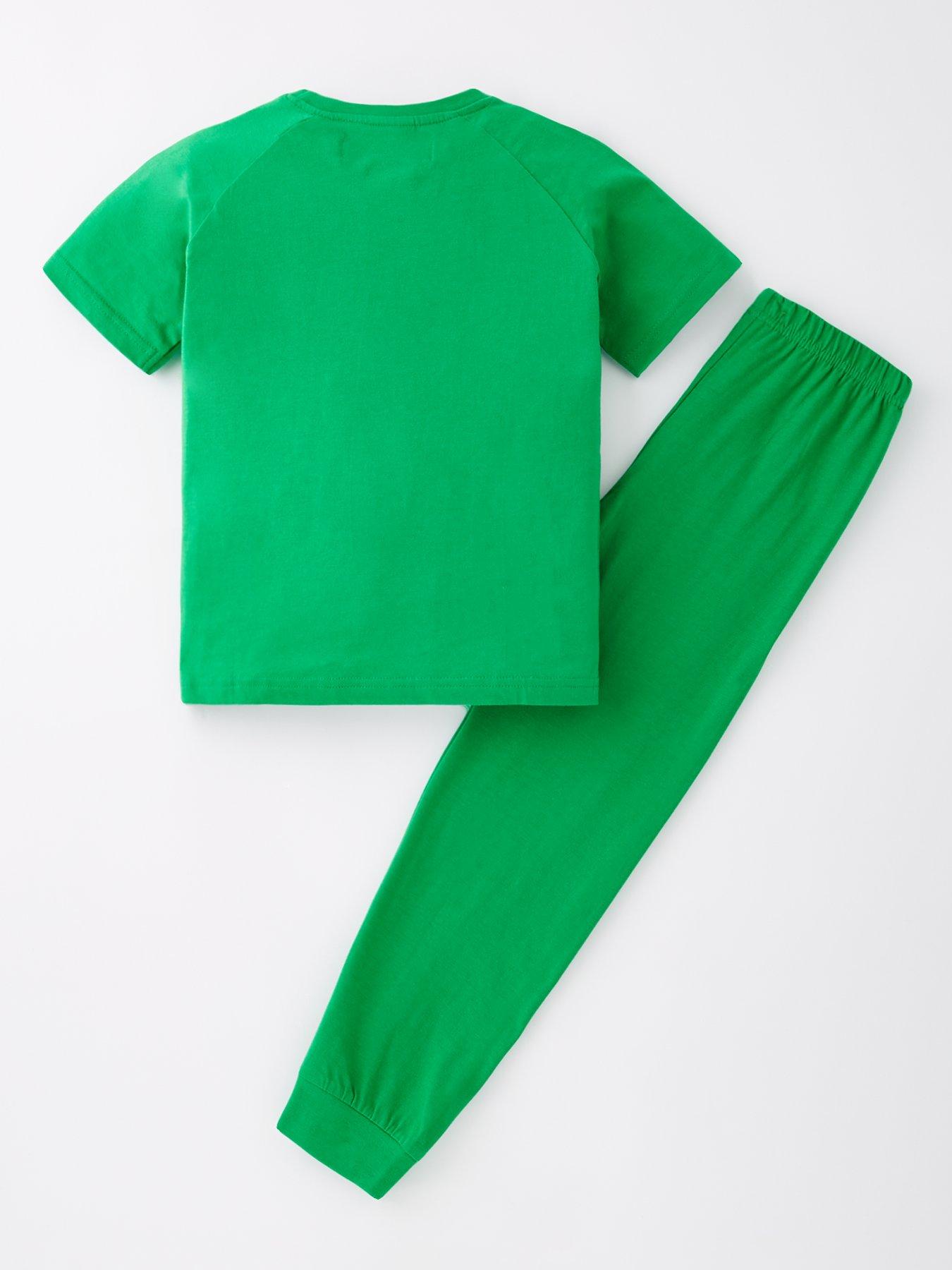 Image 2 of 4 of Celtics FC Celtic FC Football Short Sleeve Pyjamas - Green