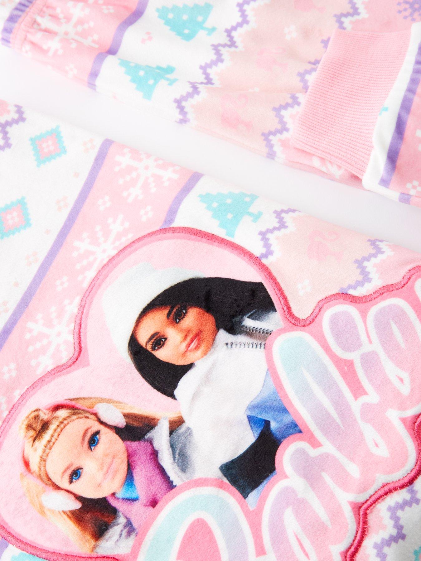 Image 4 of 4 of Barbie Fairisle Fleece Pyjamas - Pink