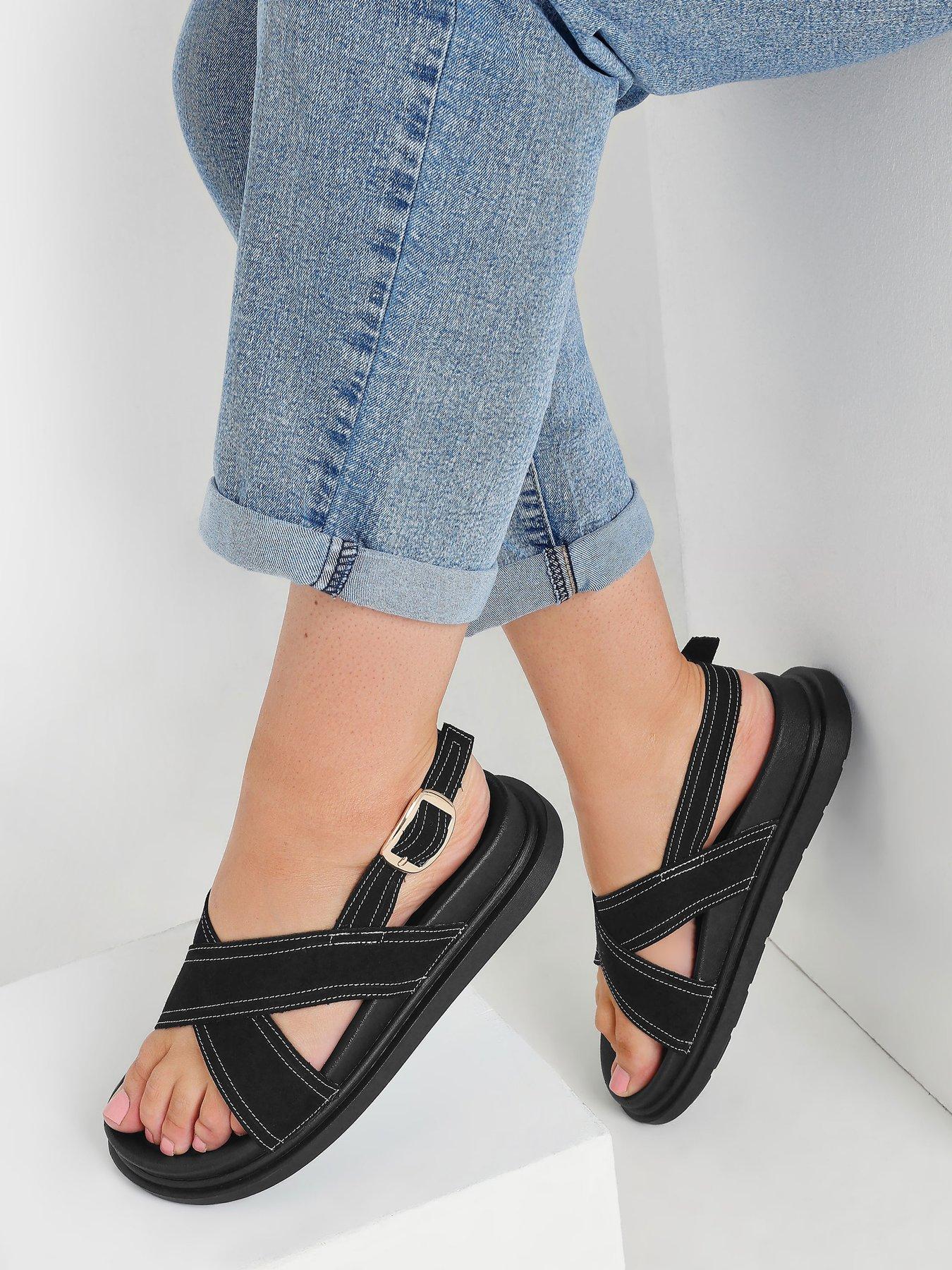  image of yours-extra-wide-fit-contrast-stitch-slingback-pump-blue