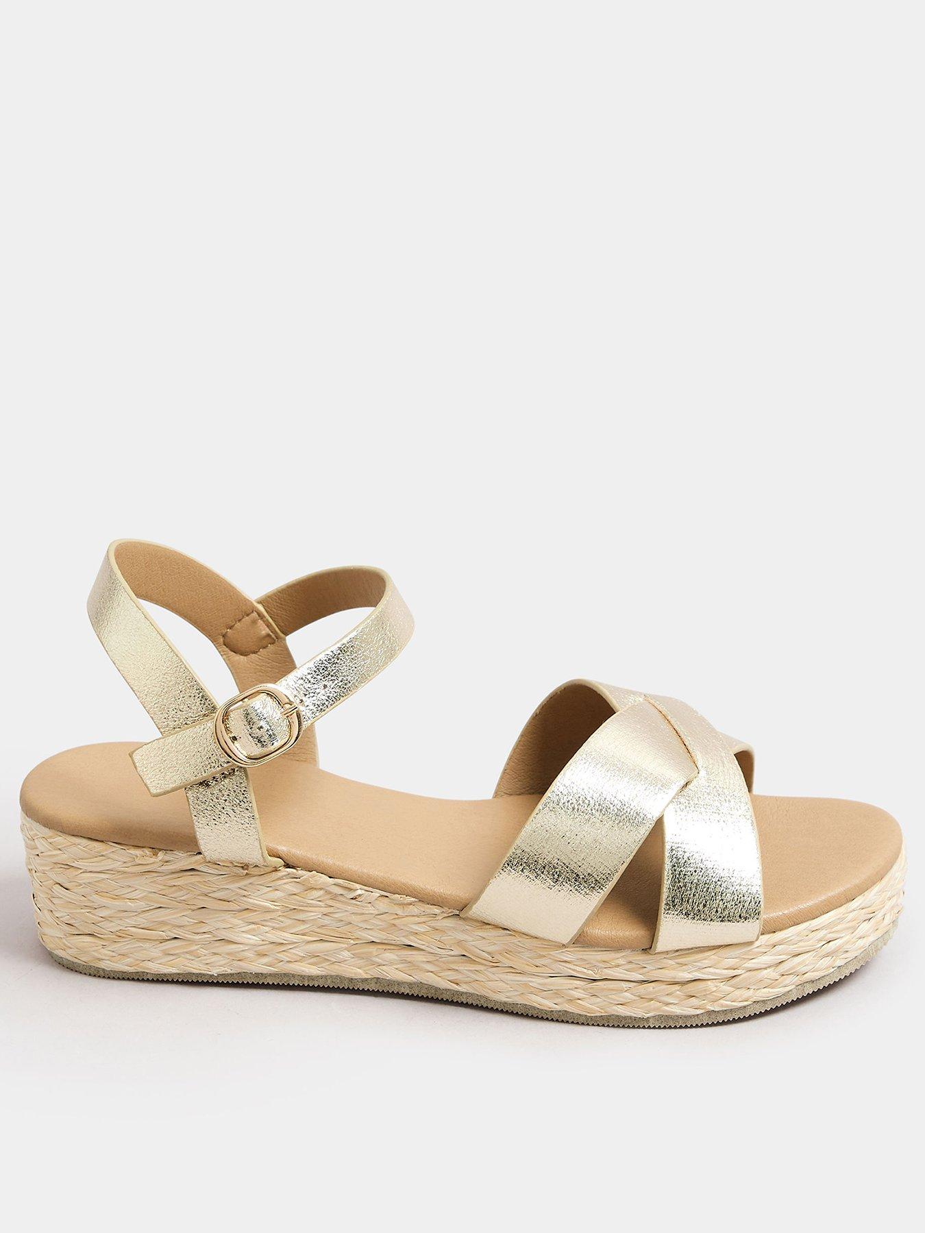 image of yours-wide-fit-cross-espadrille-wedge