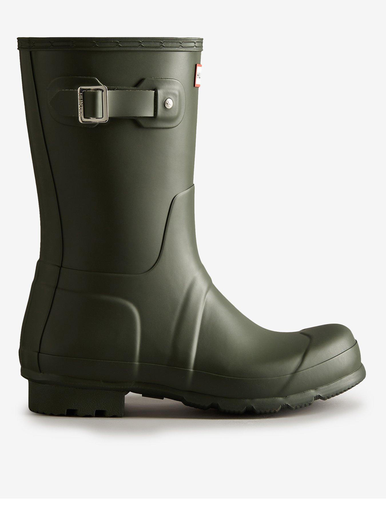 hunter-mens-original-short-boots-green