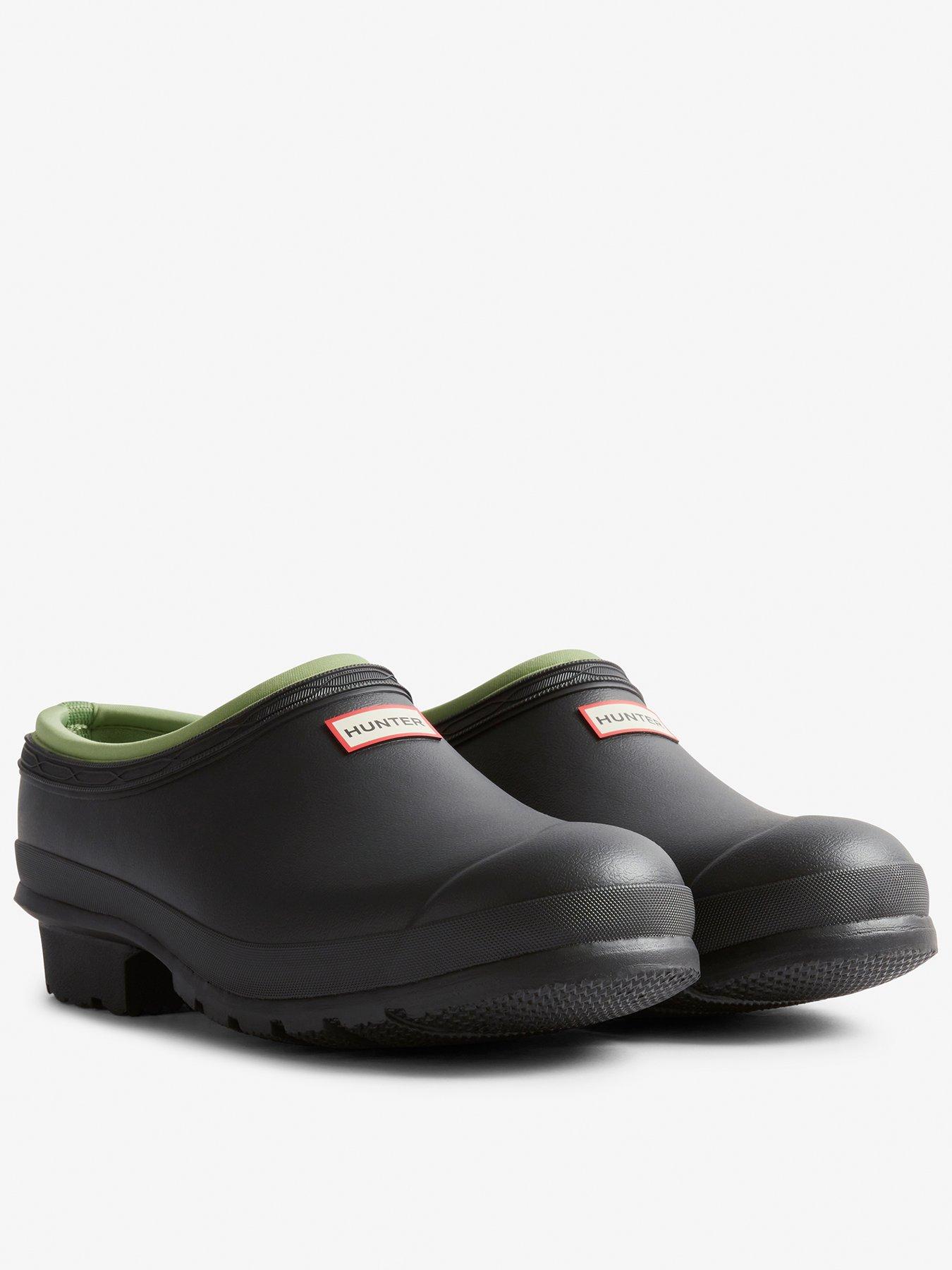 hunter-mens-gardener-neo-lined-clog-black