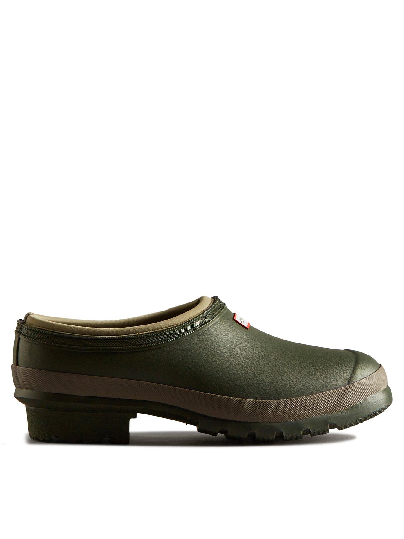 hunter-mens-gardener-neo-lined-clogs-green
