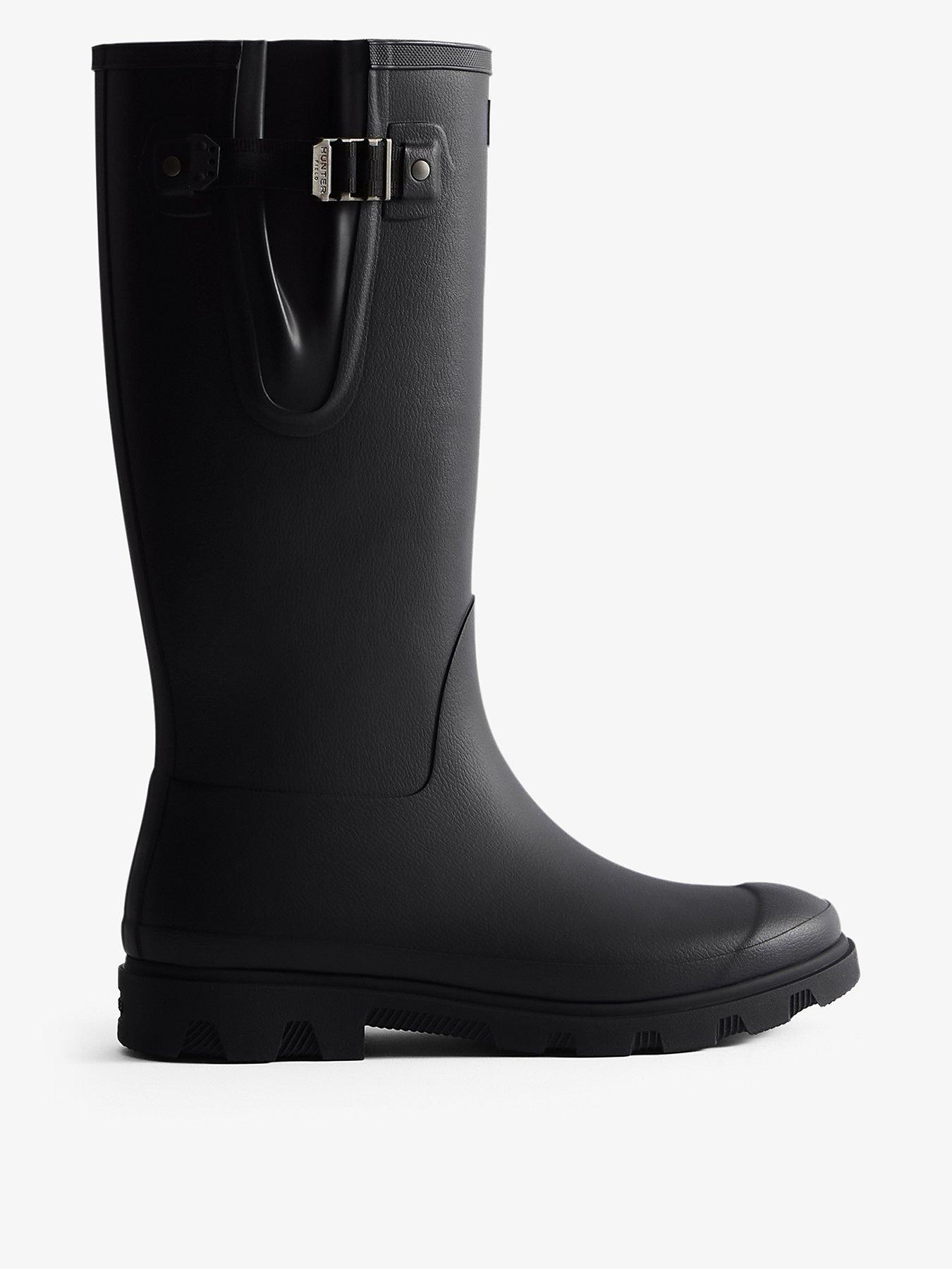 hunter-mens-downpour-adjustable-boot-black